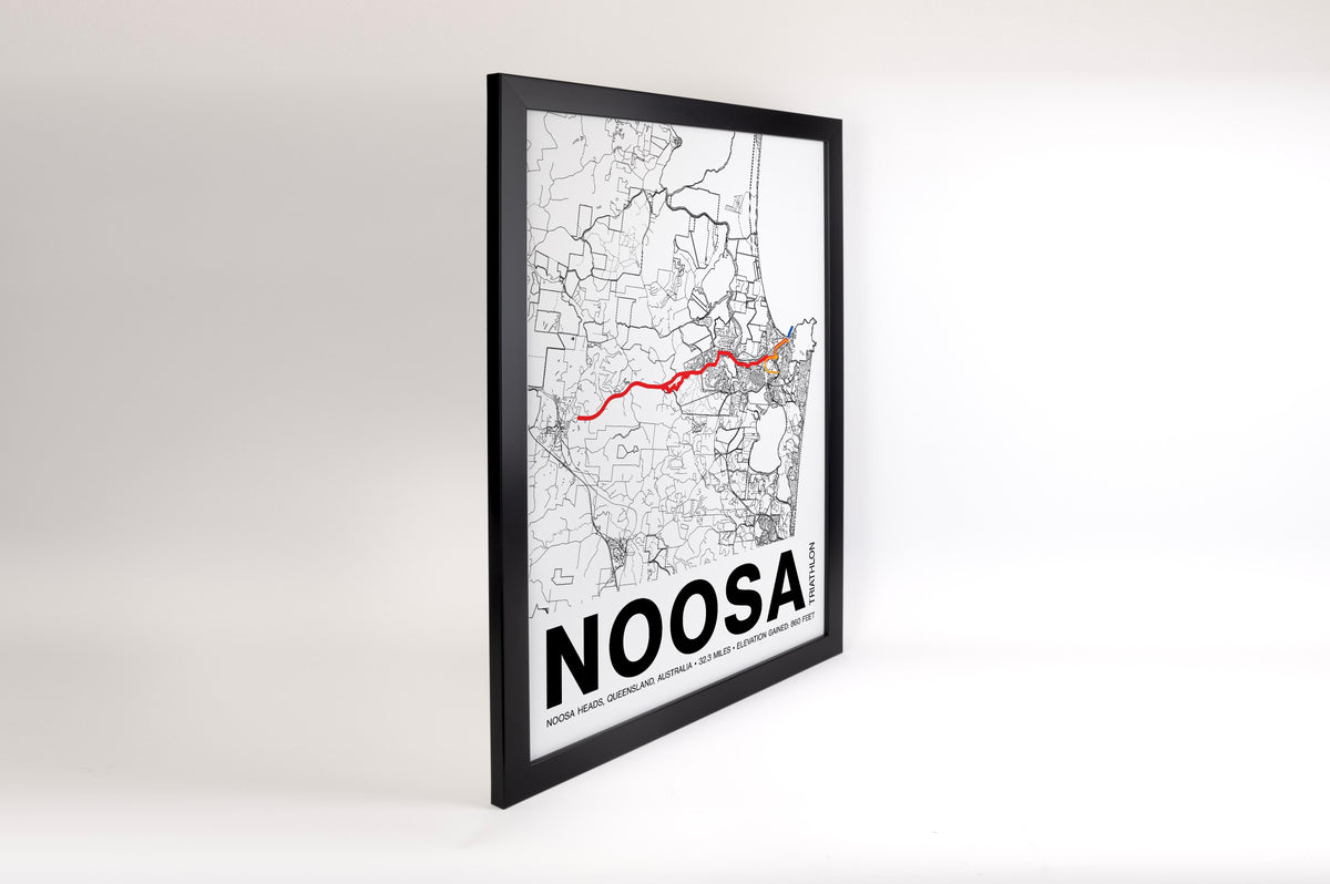 Noosa Triathlon Poster - Grid Style