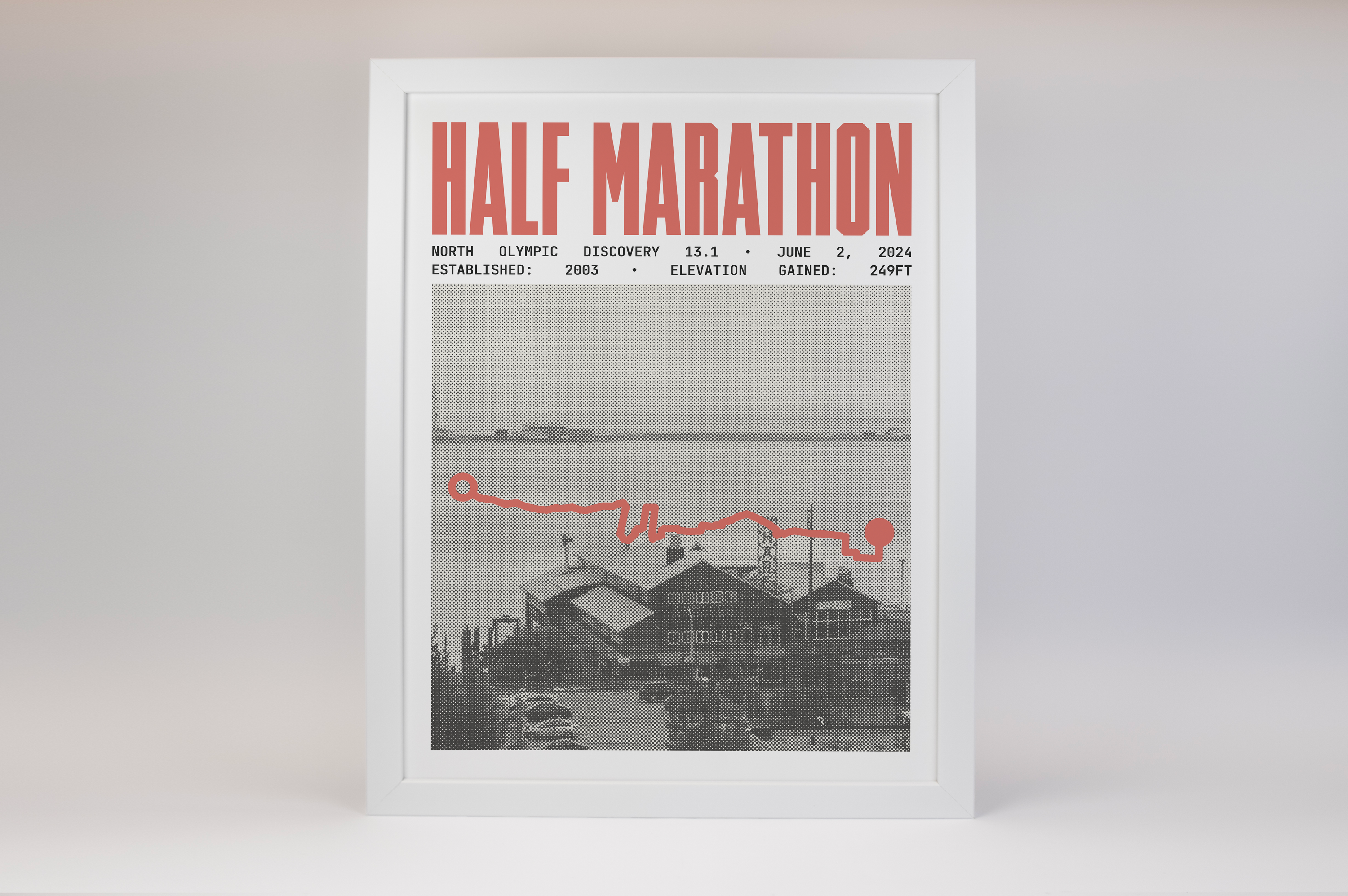 North Olympic Discovery Half-Marathon Poster