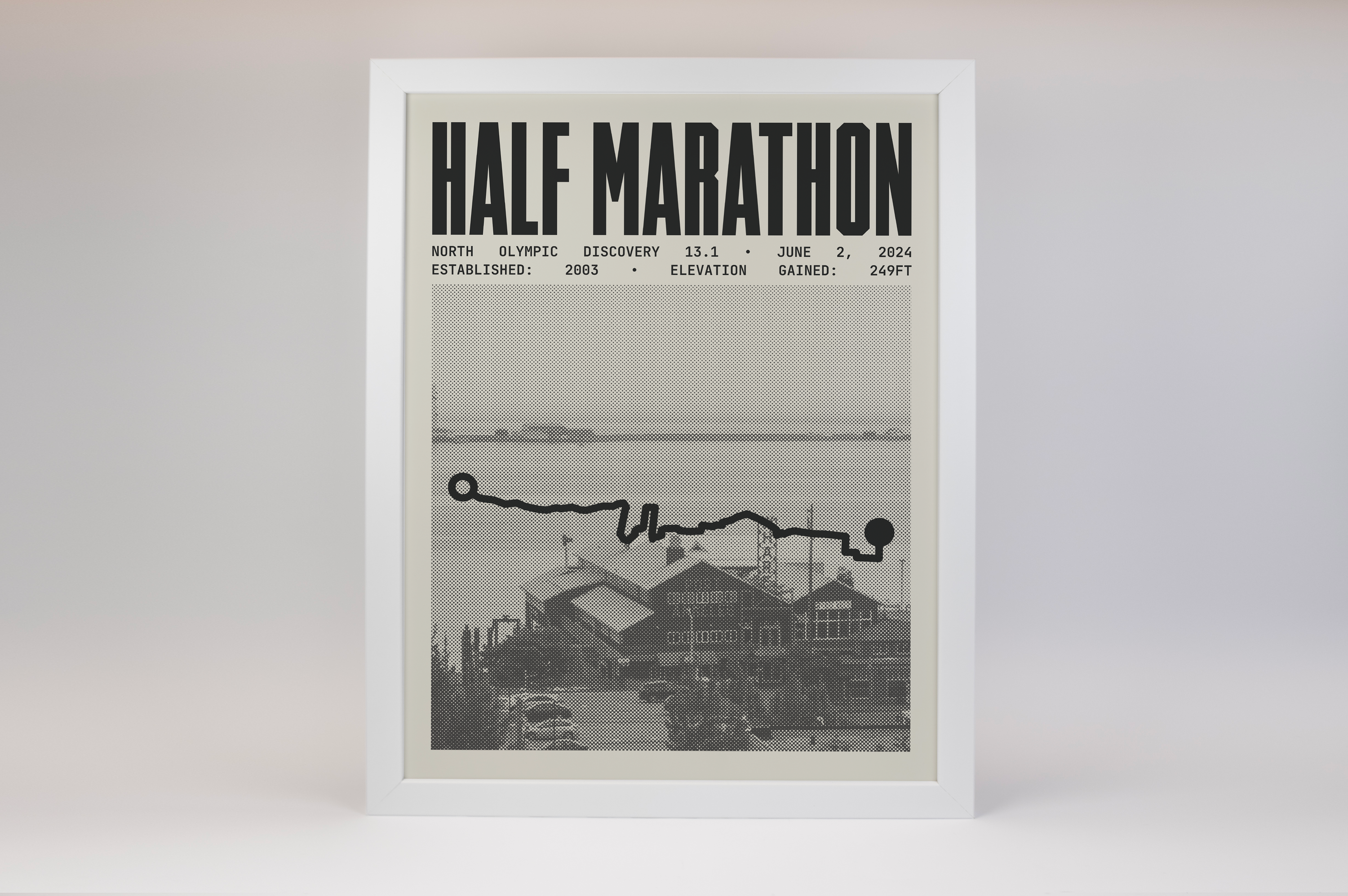 North Olympic Discovery Half-Marathon Poster