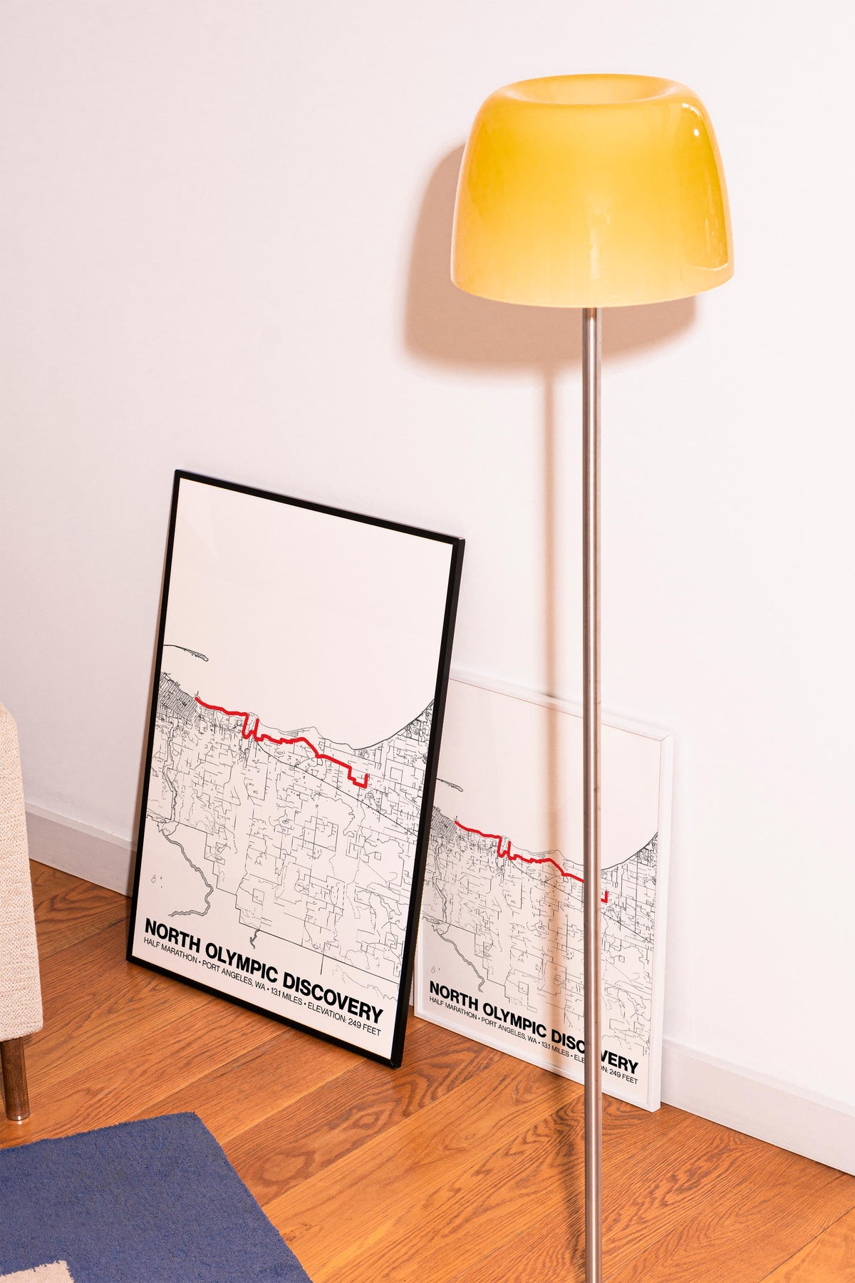 North Olympic Discovery Half Marathon Poster - Grid Style