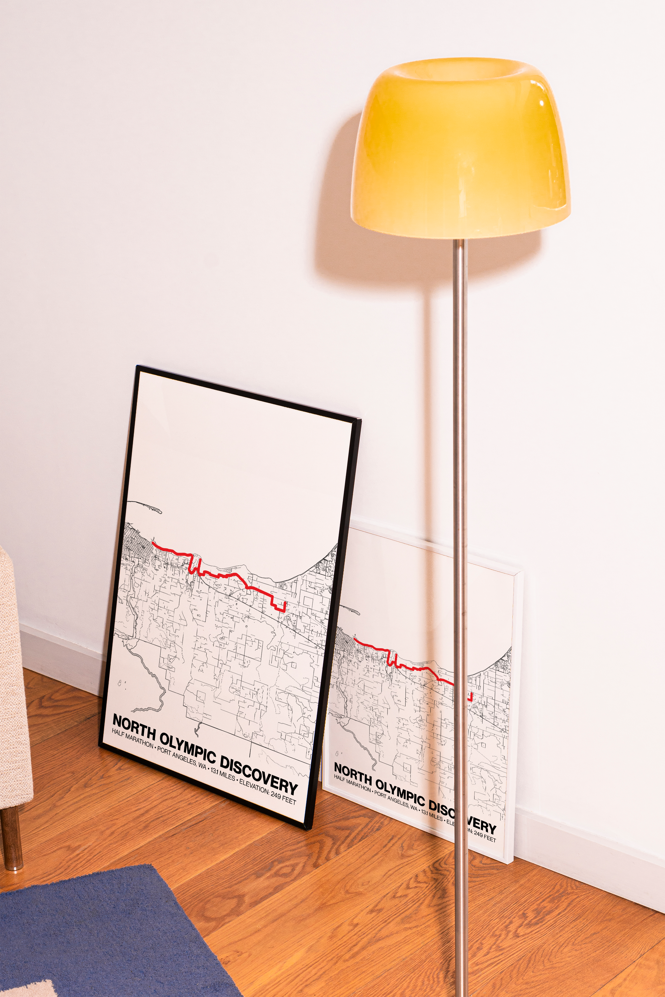 North Olympic Discovery Half Marathon Poster - Grid Style