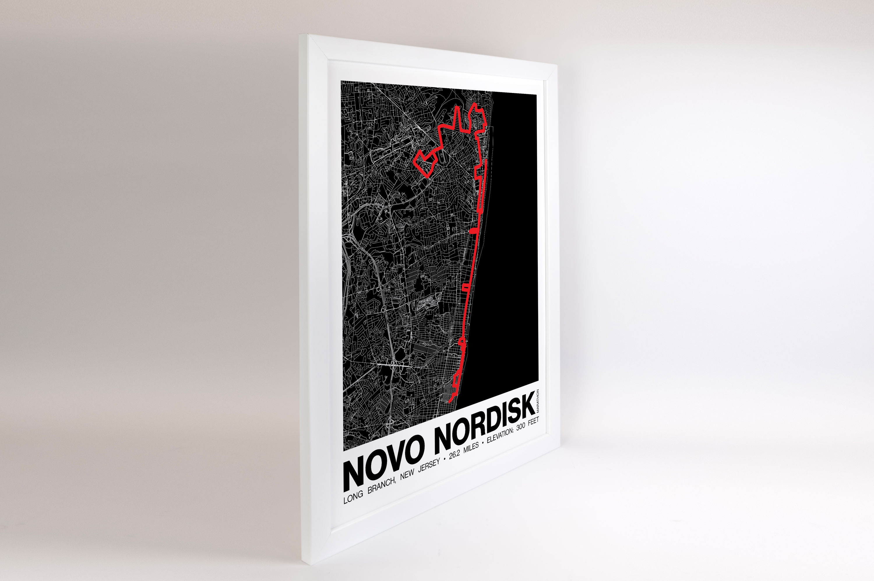 Novo Nordisk New Jersey Marathon Poster - Grid Style