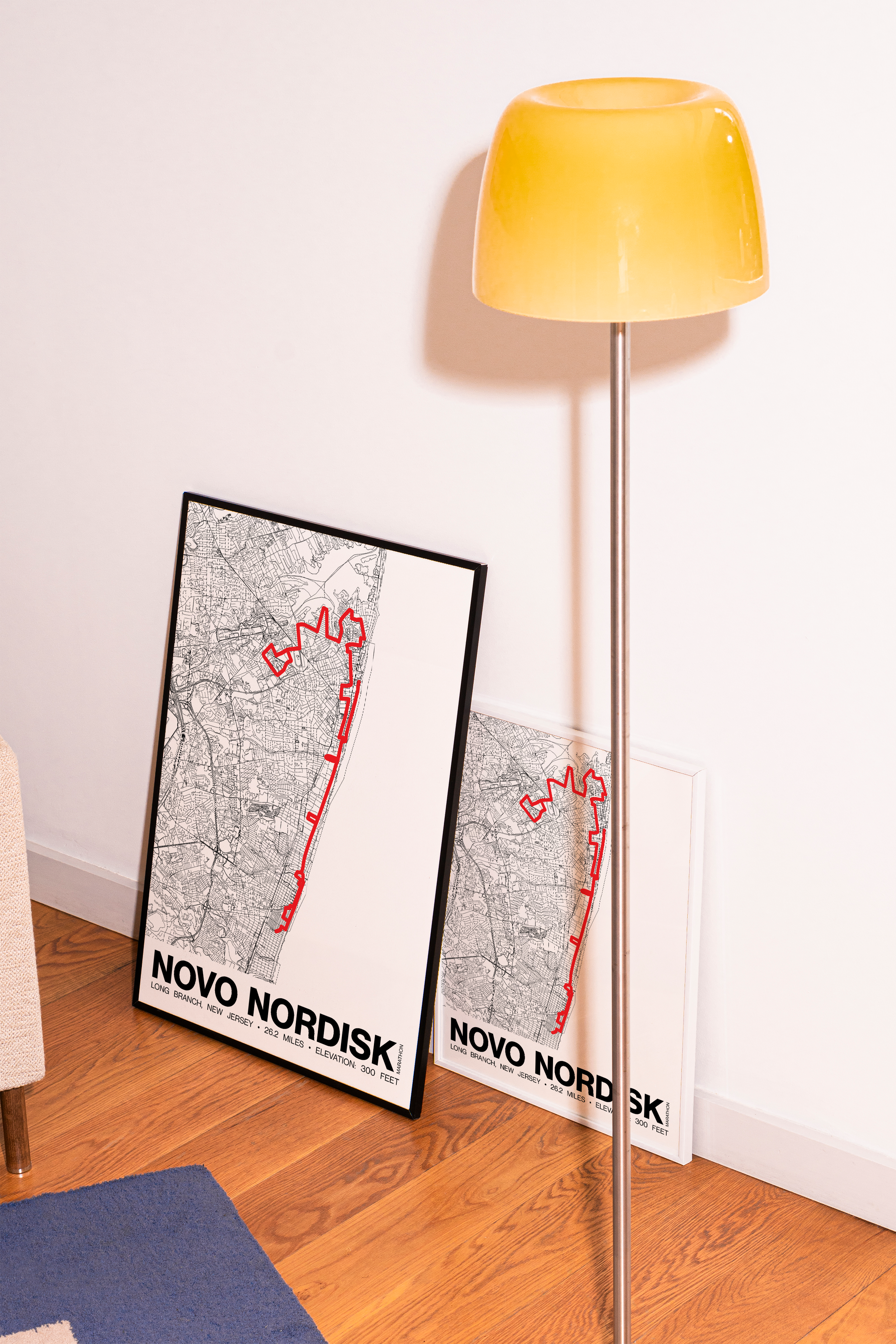 Novo Nordisk New Jersey Marathon Poster - Grid Style