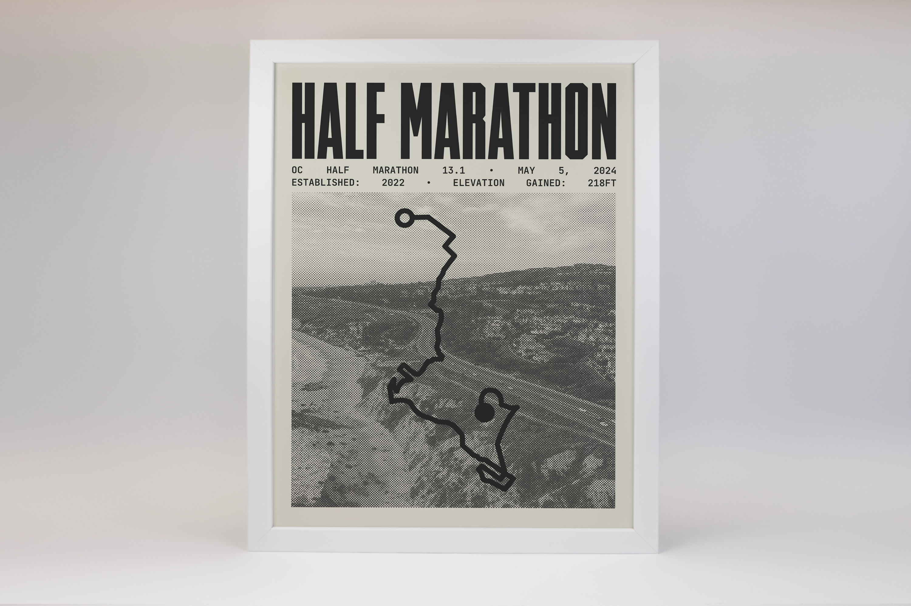 OC Half-Marathon Poster