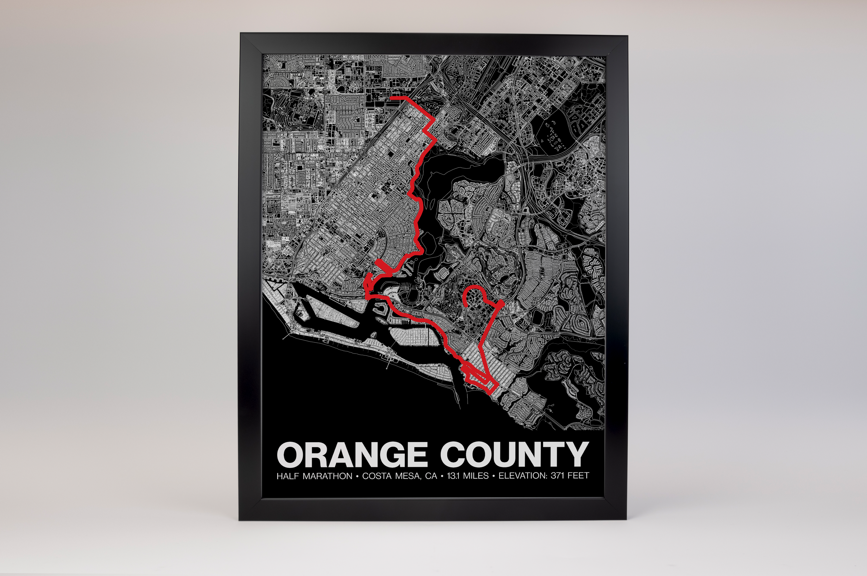OC Half Marathon Poster - Grid Style