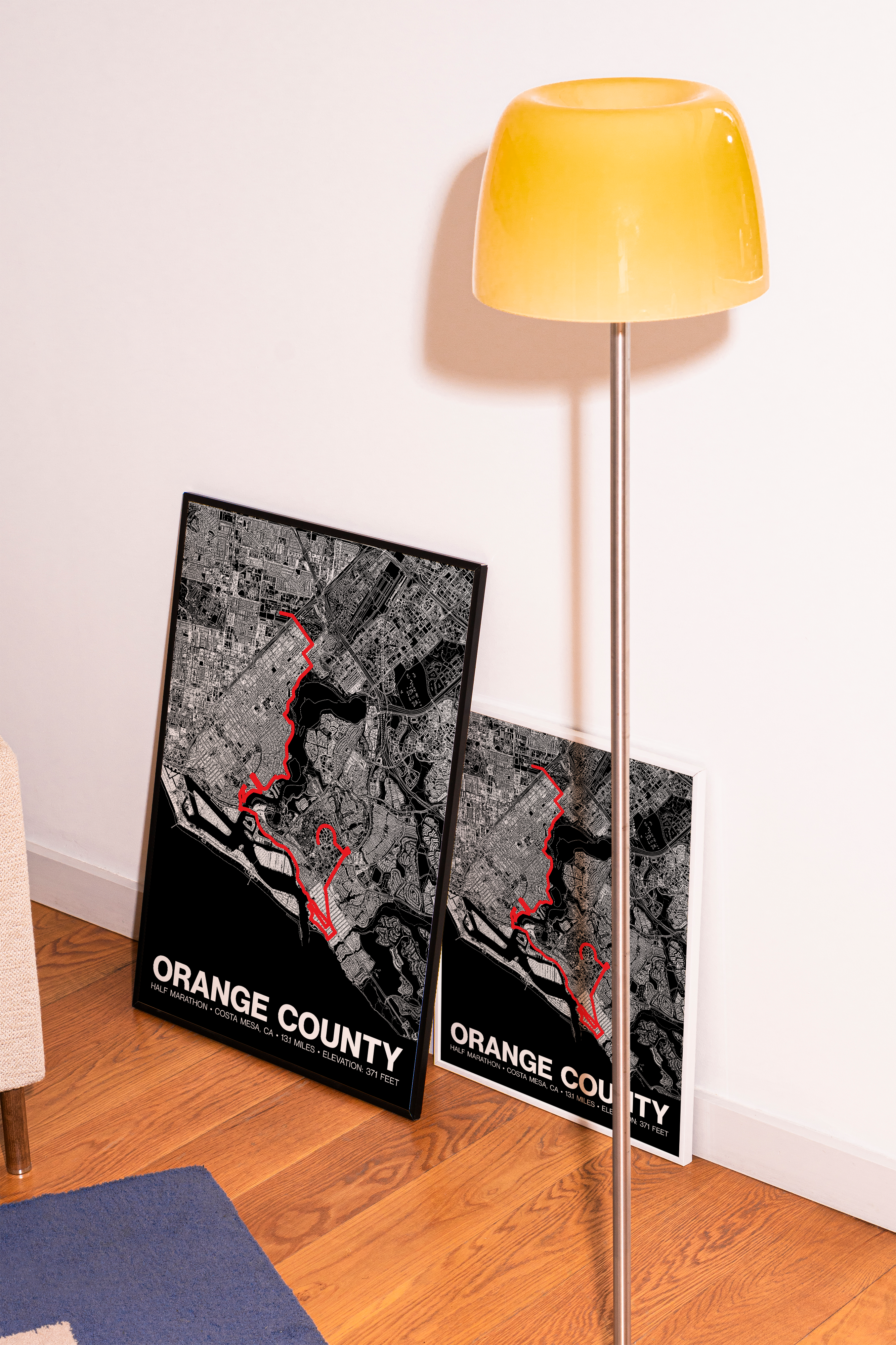 OC Half Marathon Poster - Grid Style