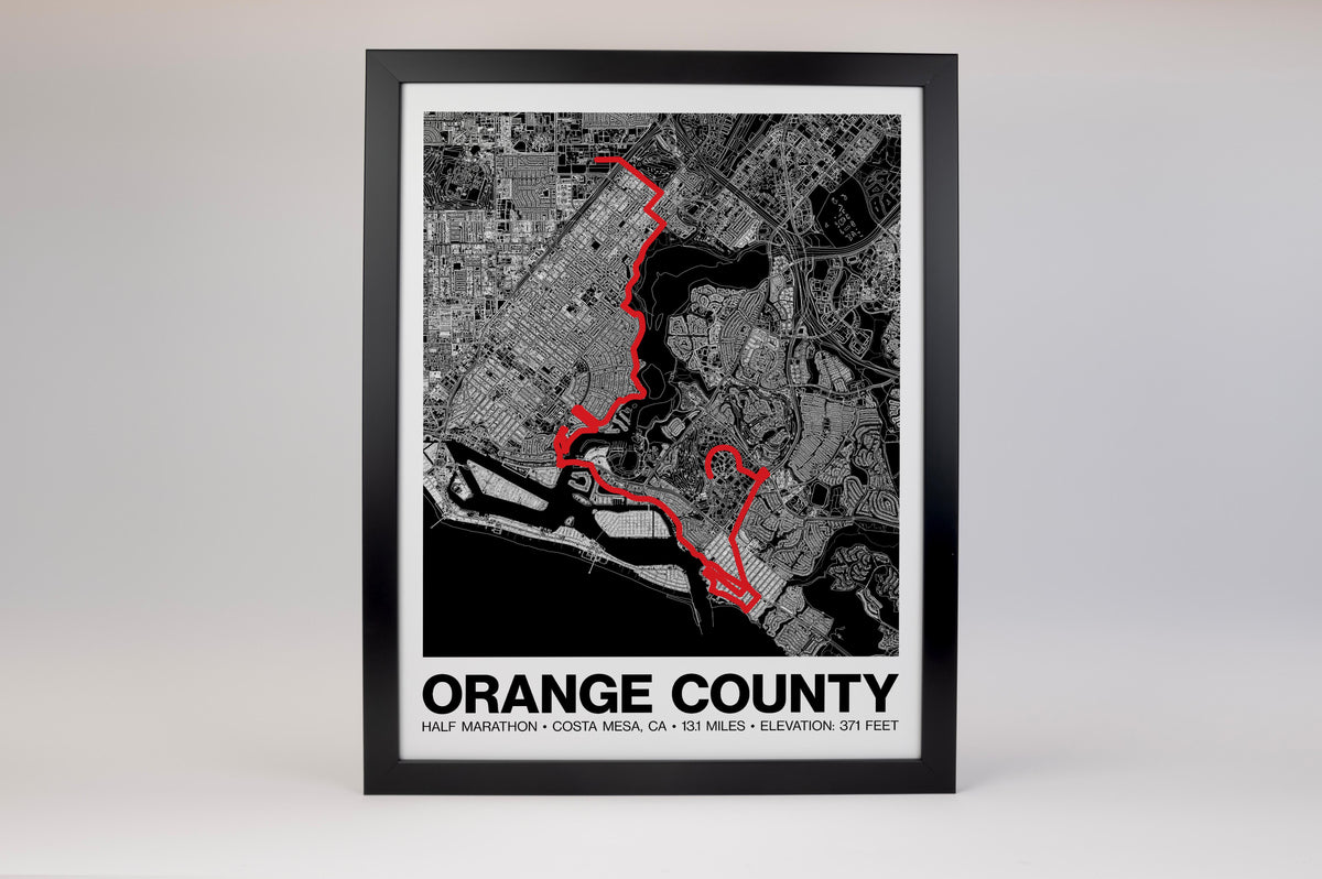OC Half Marathon Poster - Grid Style