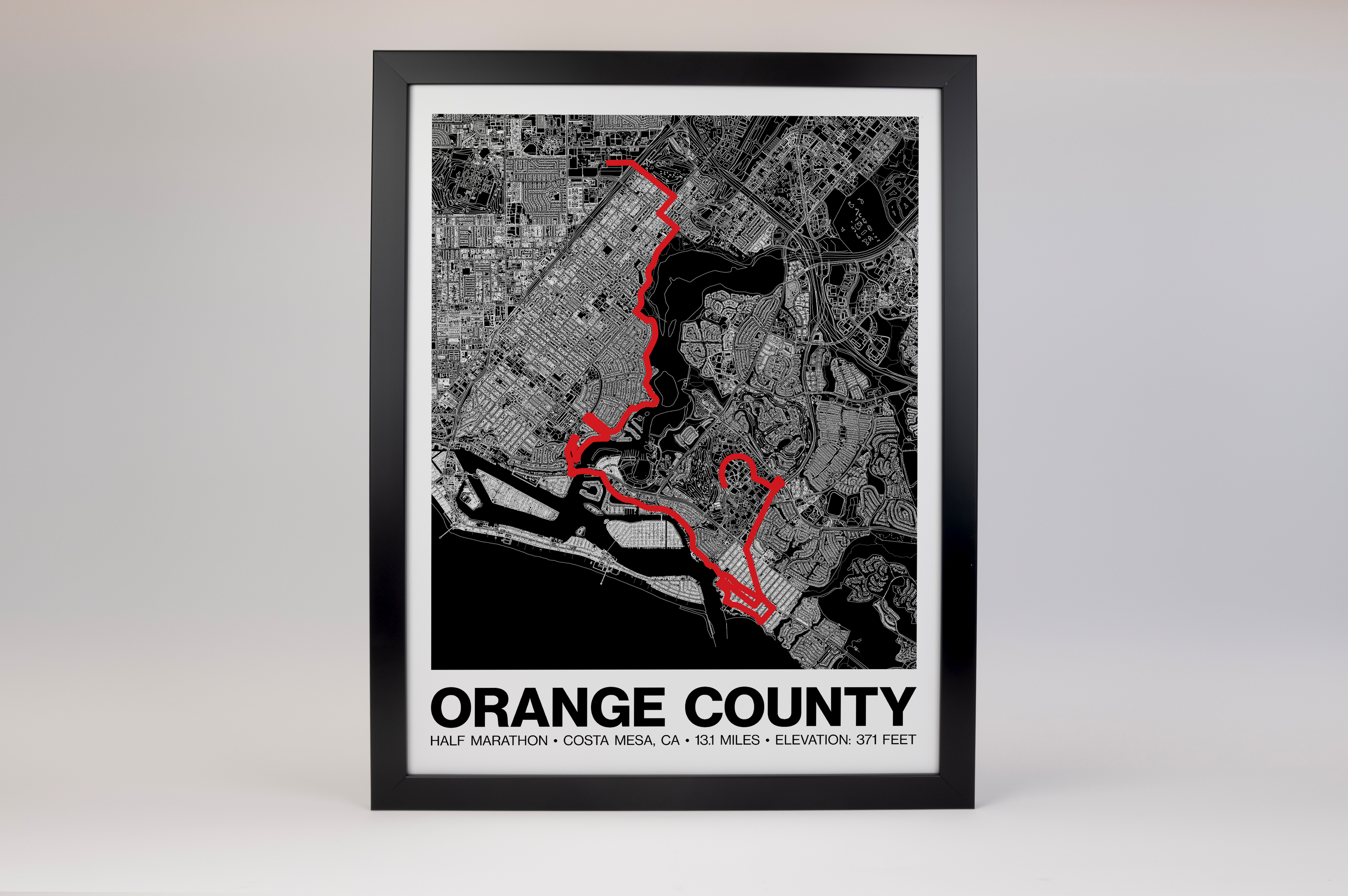 OC Half Marathon Poster - Grid Style