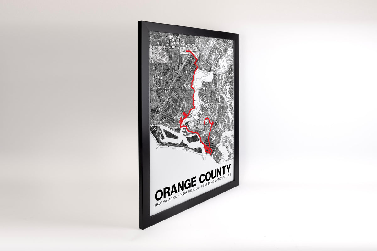 OC Half Marathon Poster - Grid Style