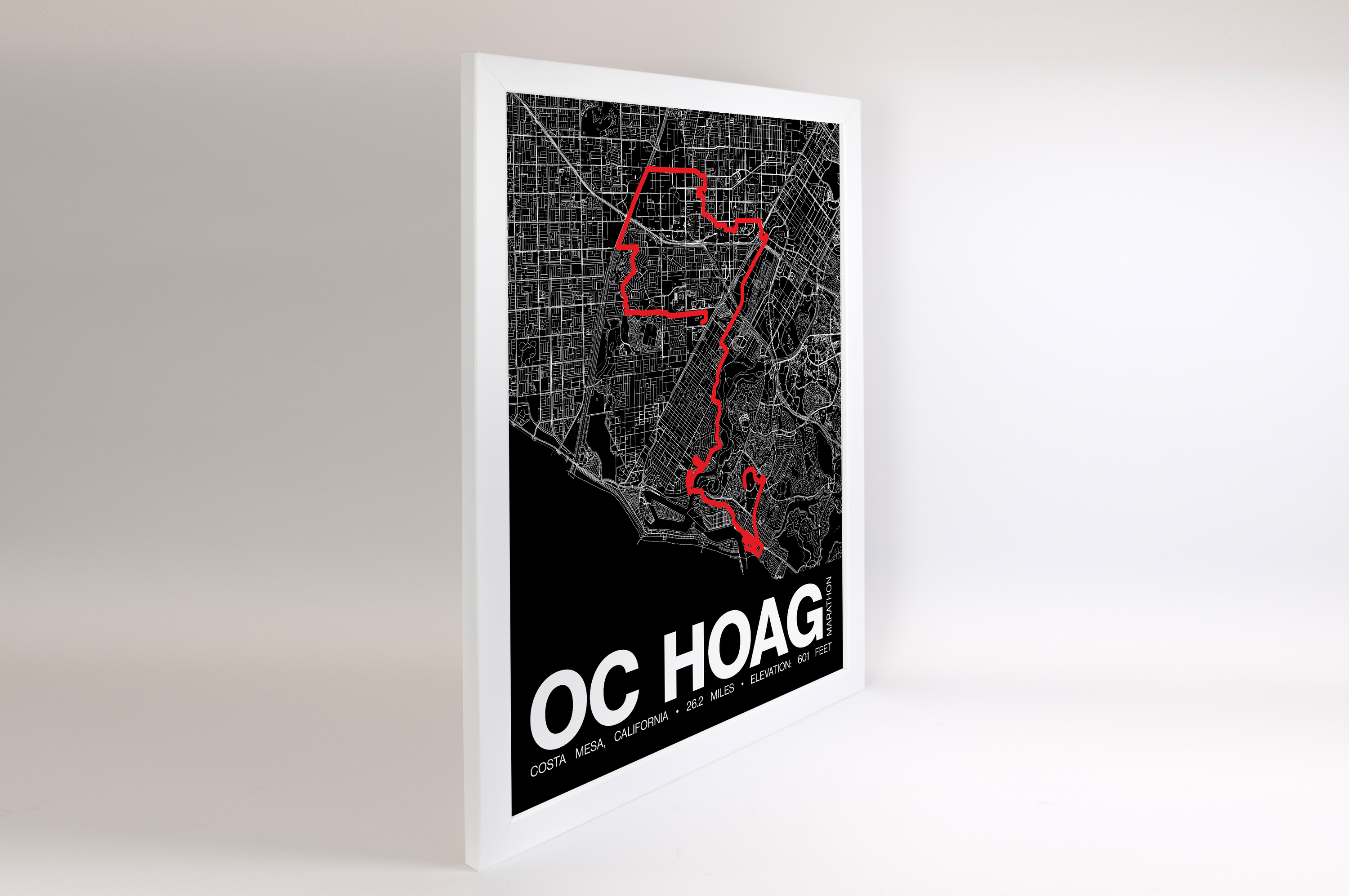 OC Hoag Marathon Poster - Grid Style