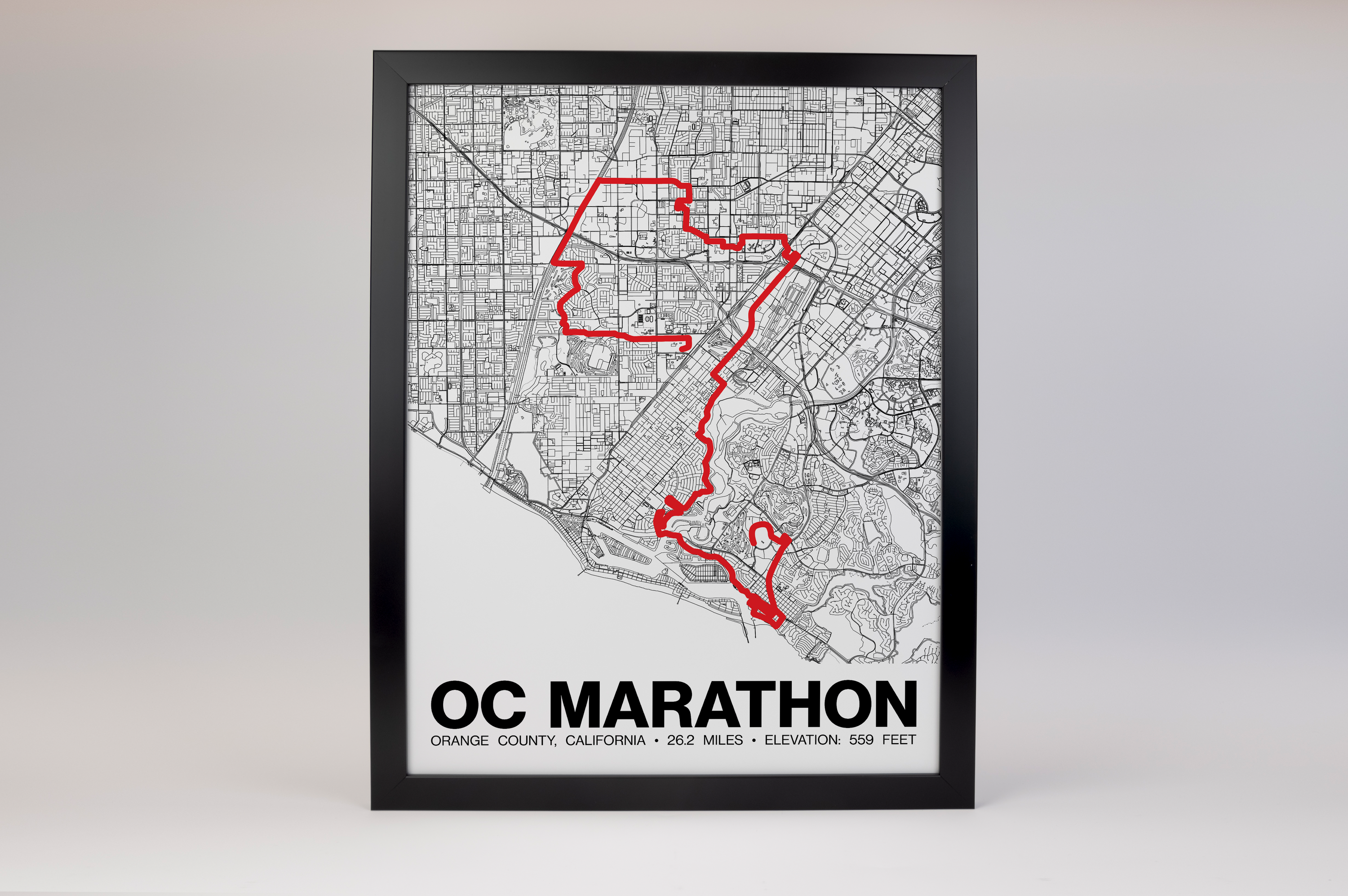OC Marathon Poster - Grid Style