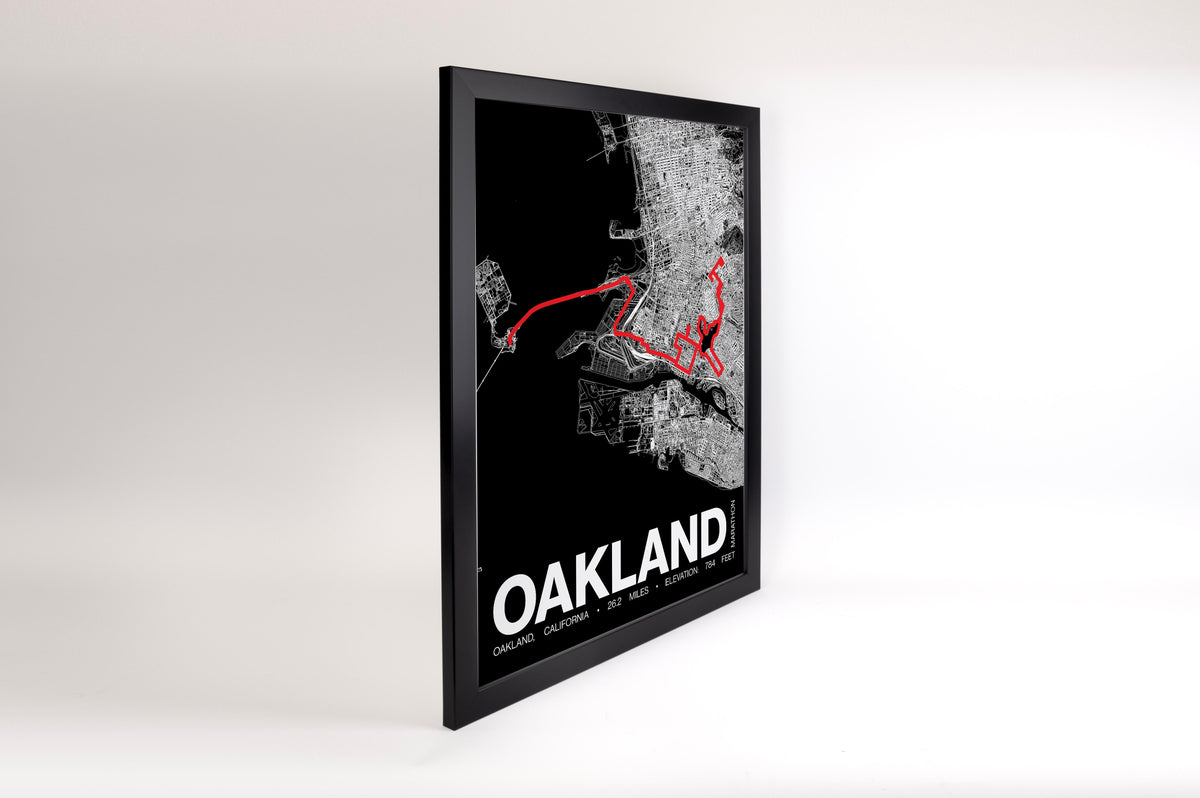 Oakland Marathon Poster - Grid Style