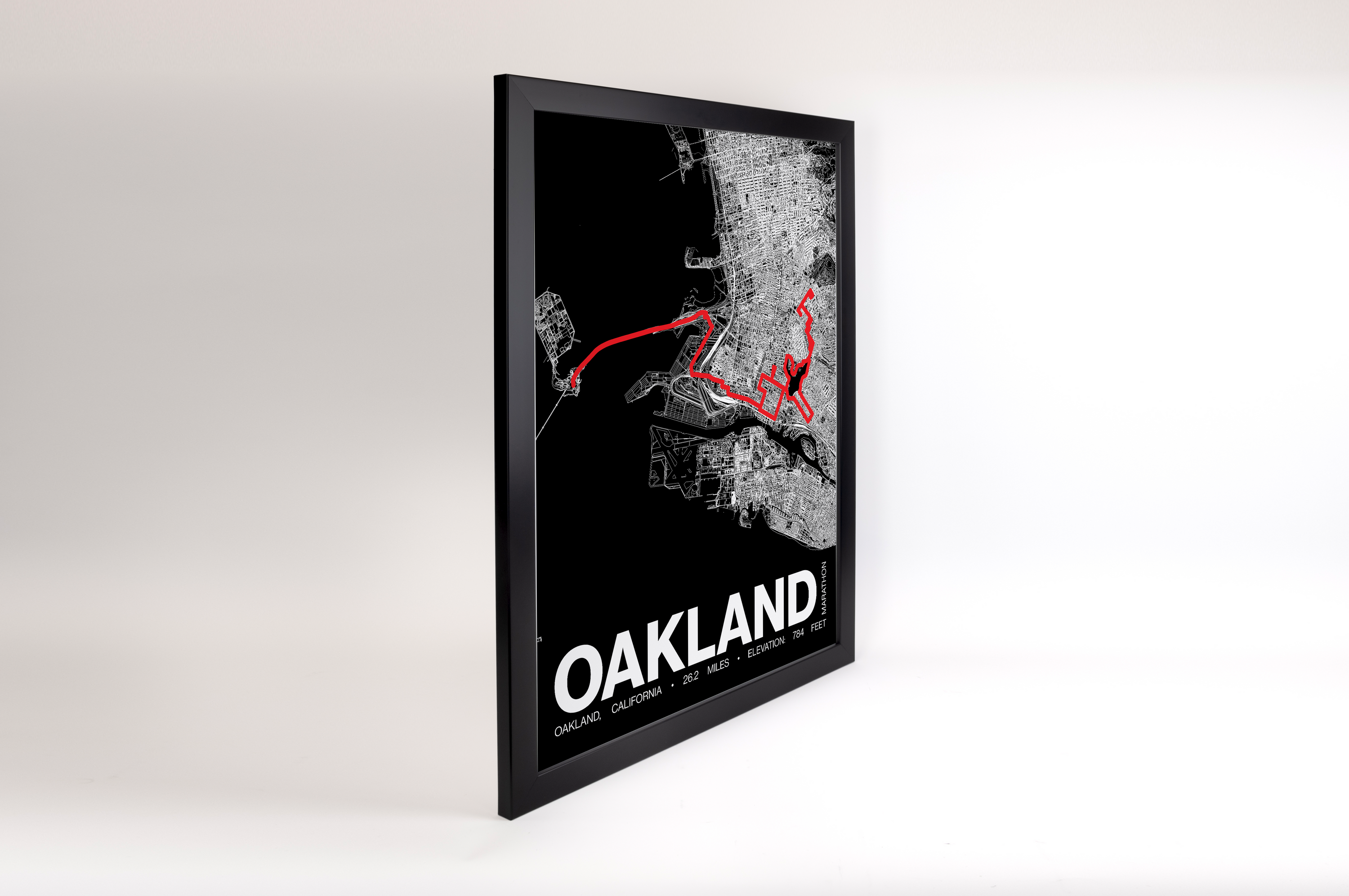 Oakland Marathon Poster - Grid Style