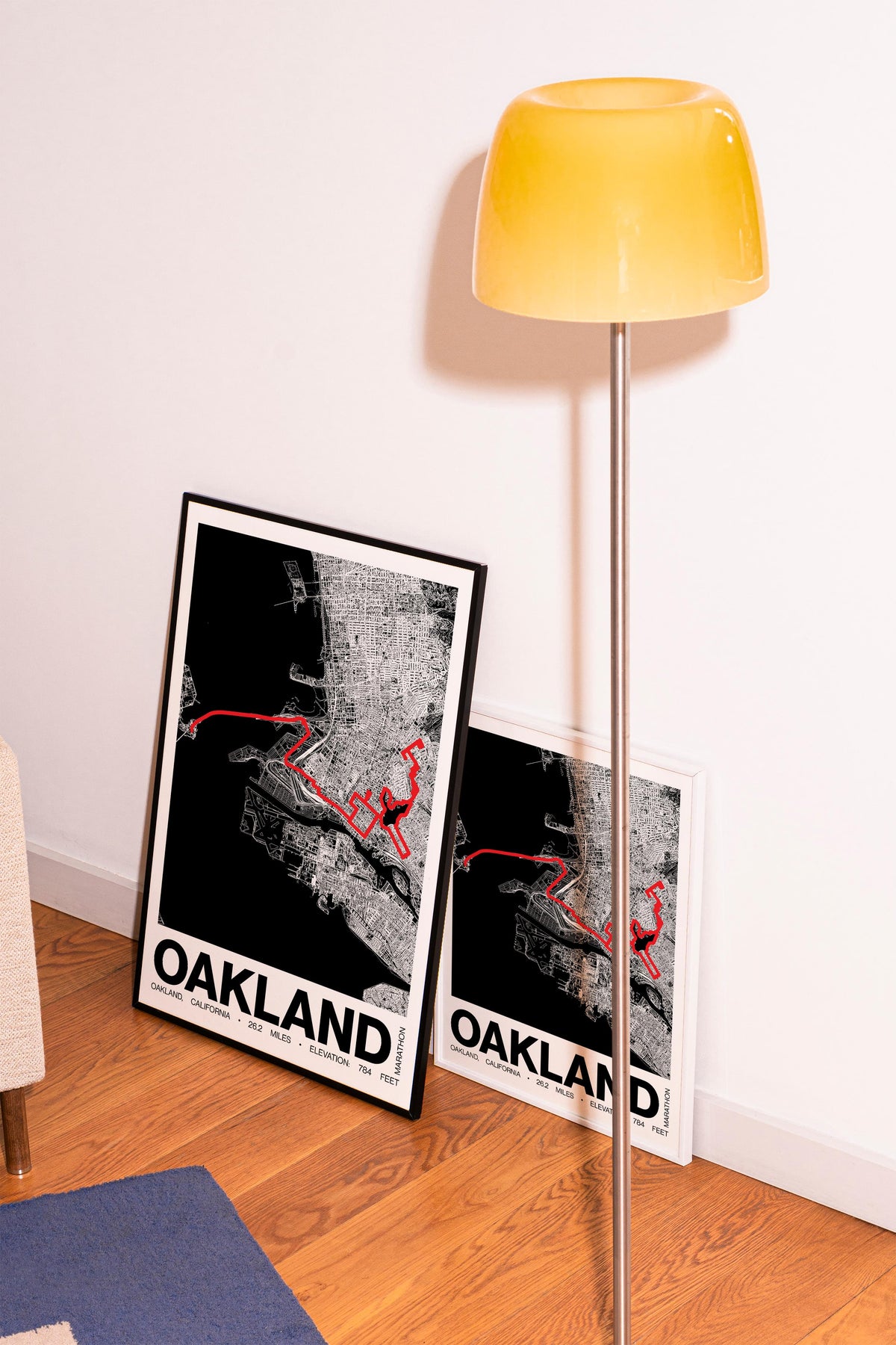 Oakland Marathon Poster - Grid Style
