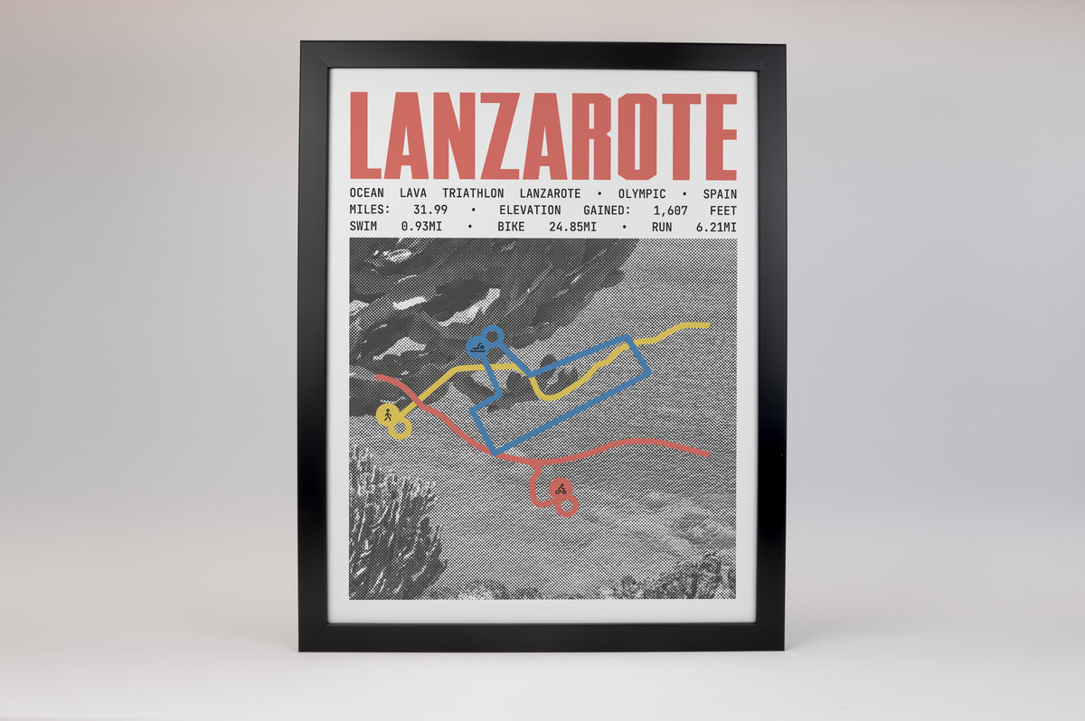 Ocean Lava Triathlon Lanzarote -  OLYMPIC Poster