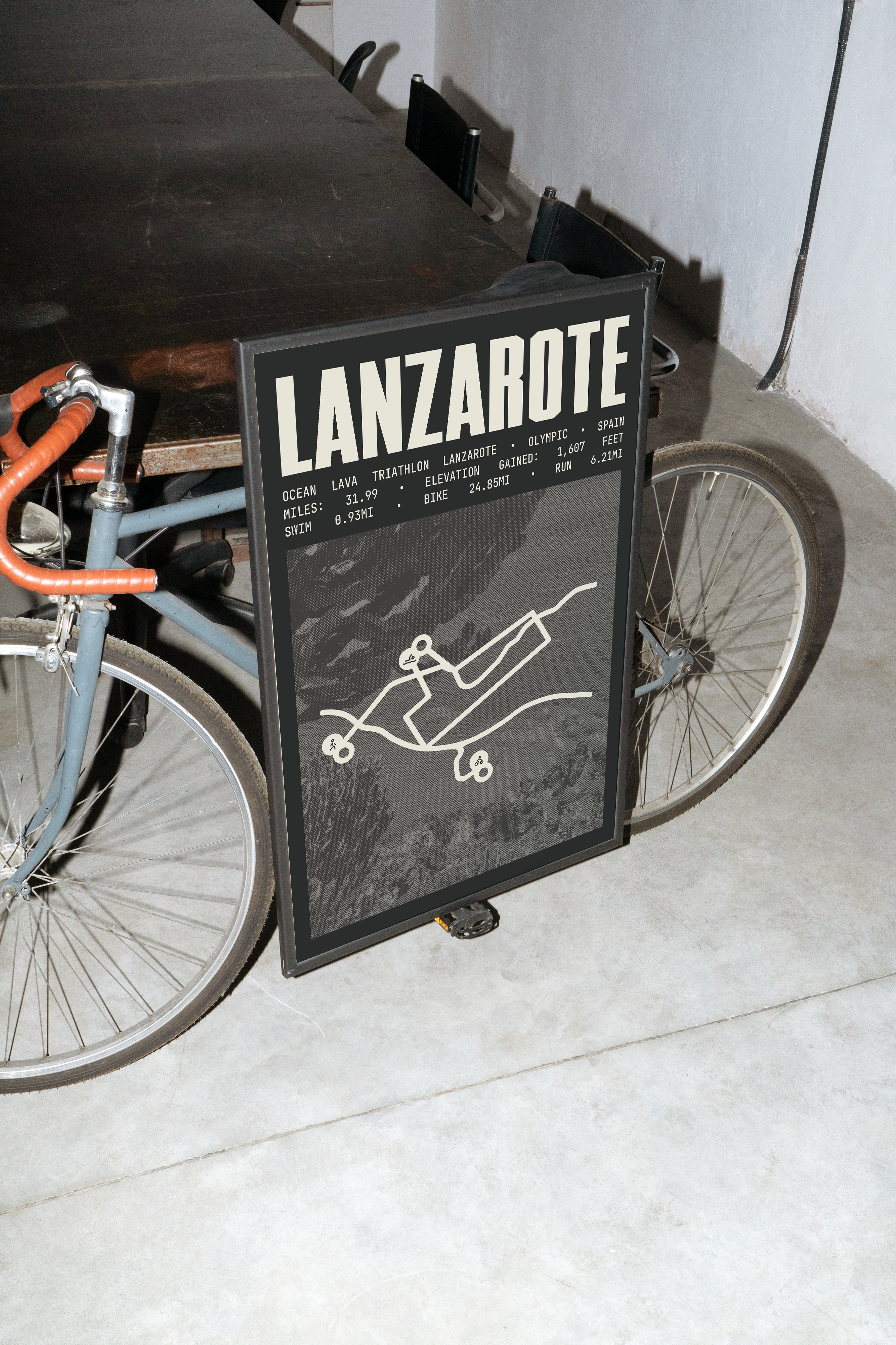 Ocean Lava Triathlon Lanzarote -  OLYMPIC Poster