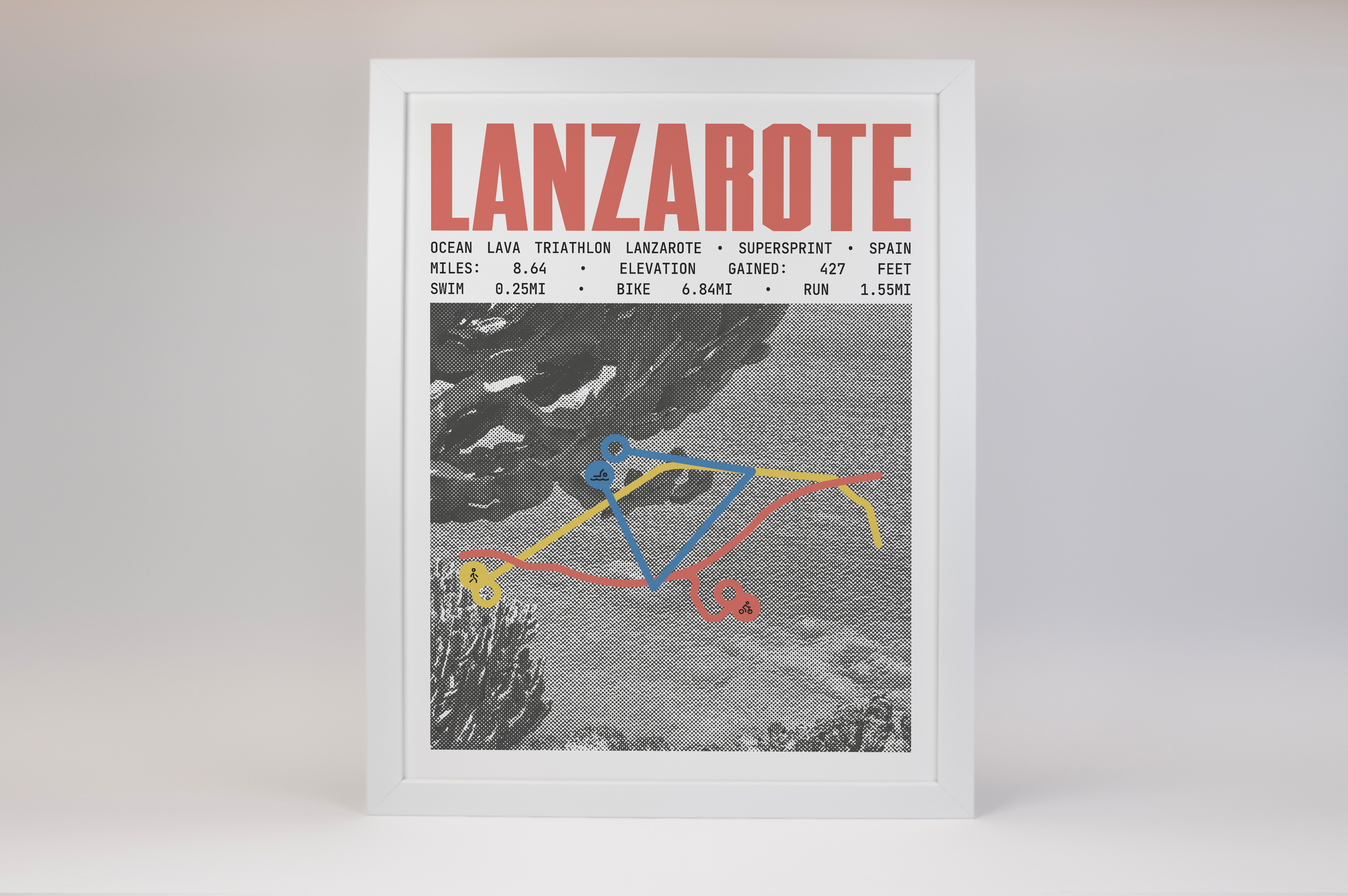 Ocean Lava Triathlon Lanzarote -  SUPERSPRINT Poster