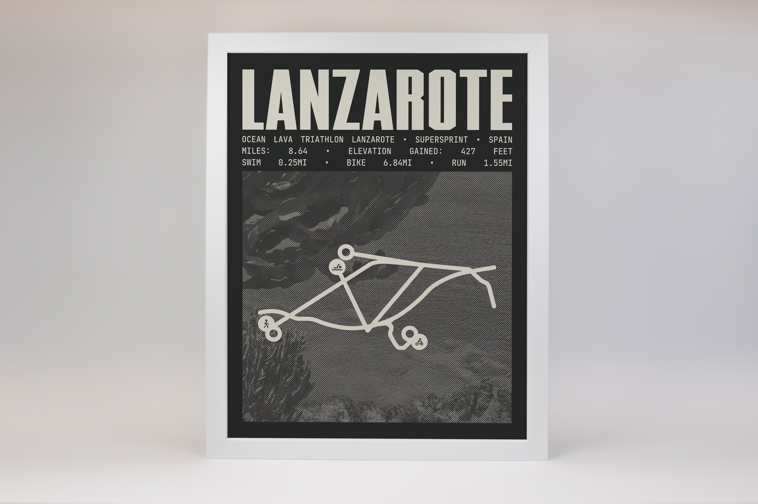 Ocean Lava Triathlon Lanzarote -  SUPERSPRINT Poster