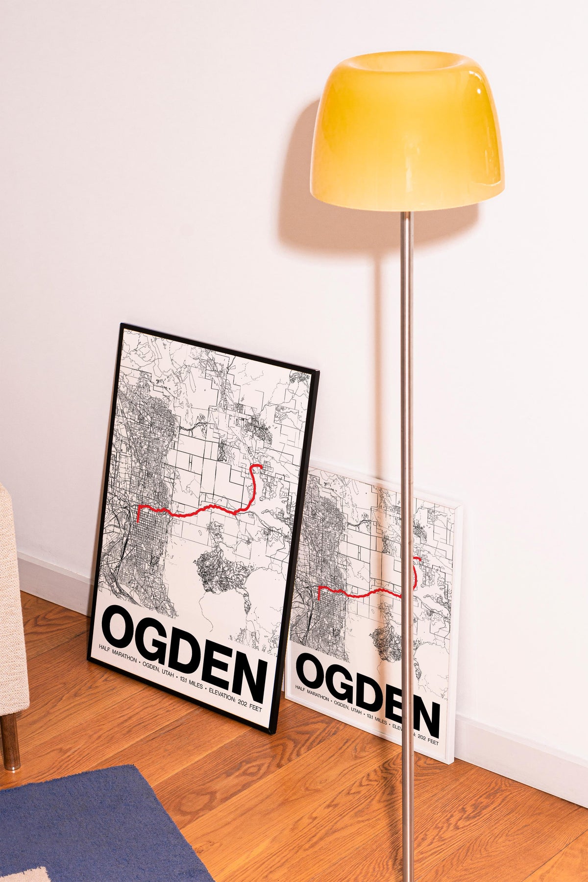 Ogden Half Marathon Poster - Grid Style