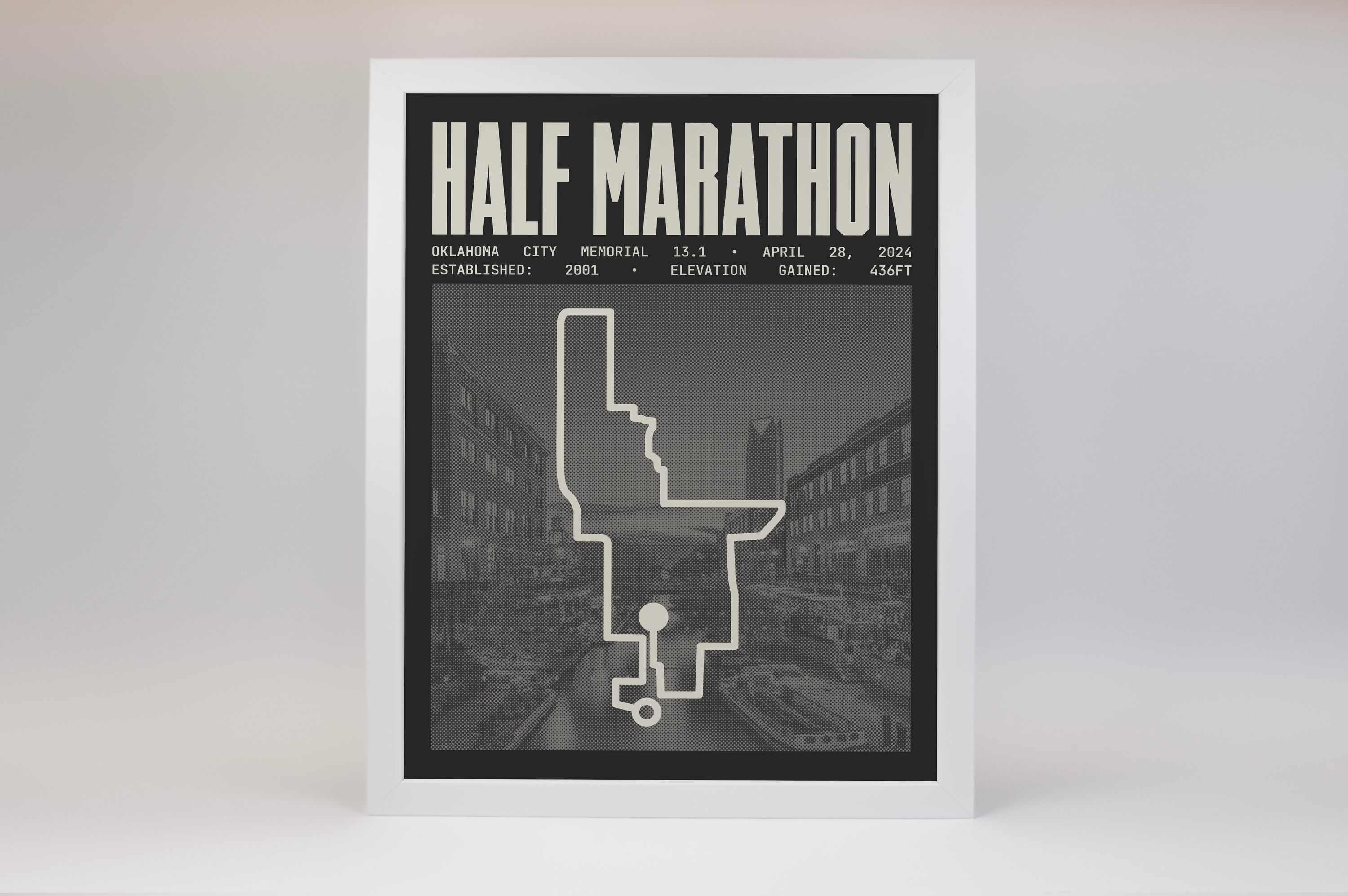 Oklahoma City Memorial Half-Marathon Poster