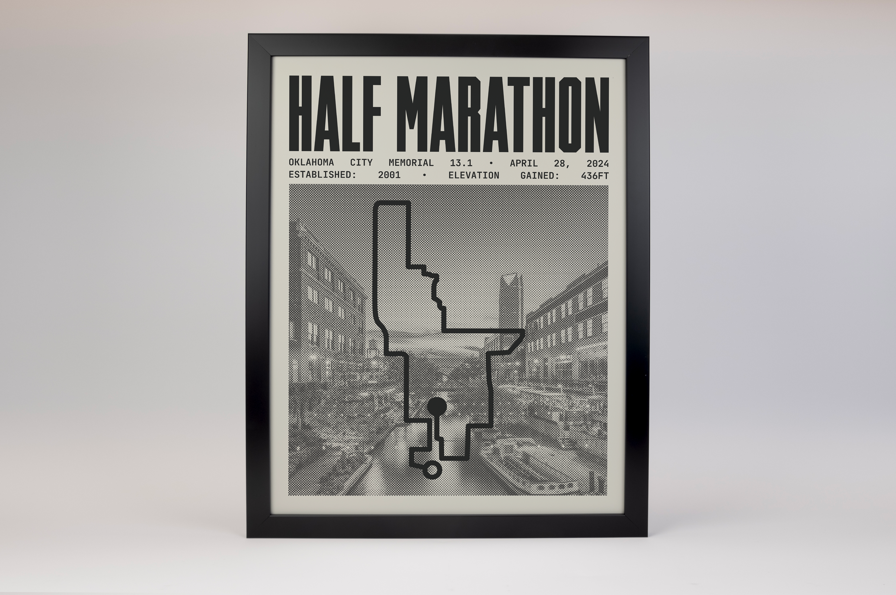 Oklahoma City Memorial Half-Marathon Poster