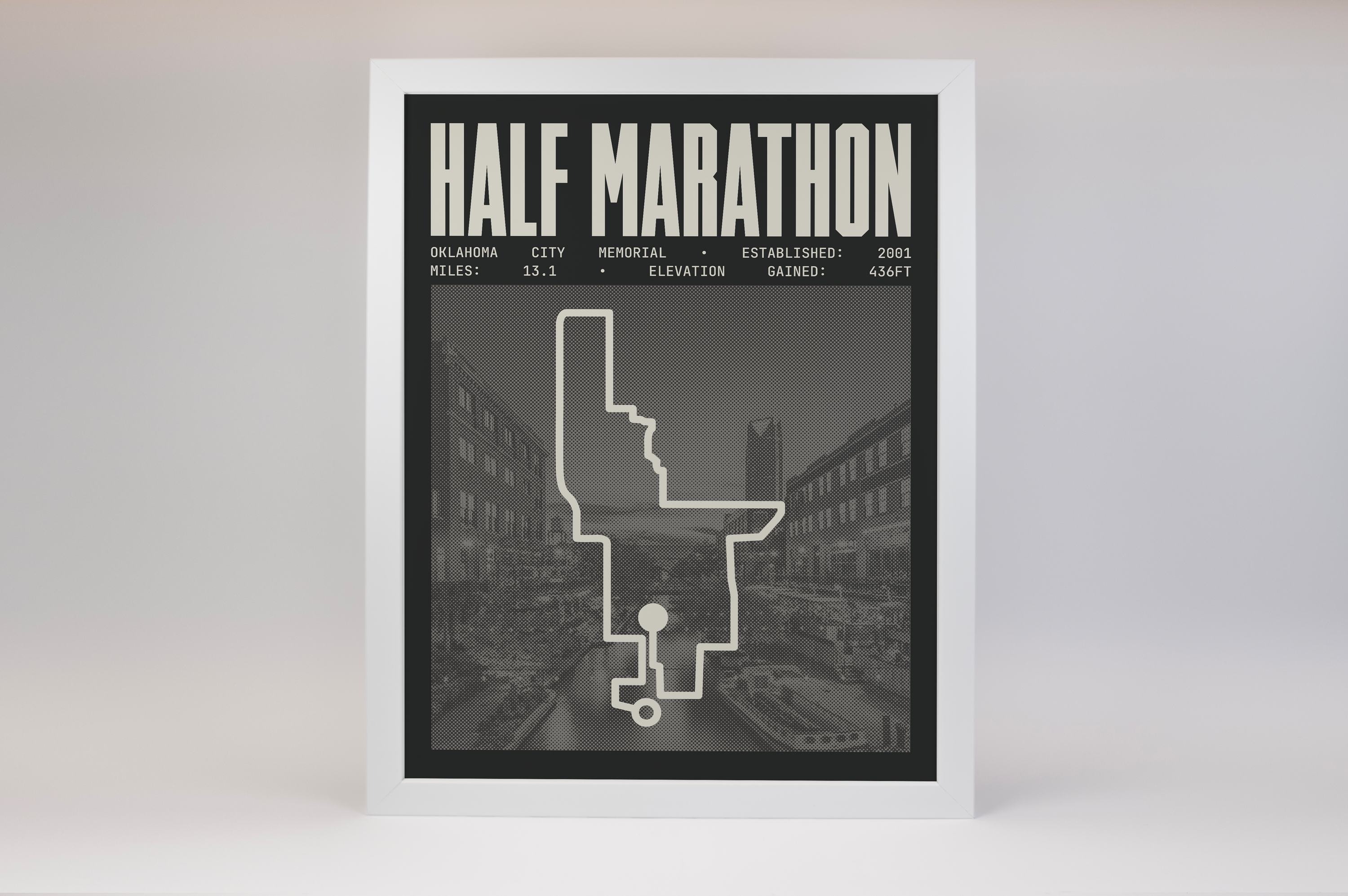 Oklahoma City Memorial Half-Marathon Poster