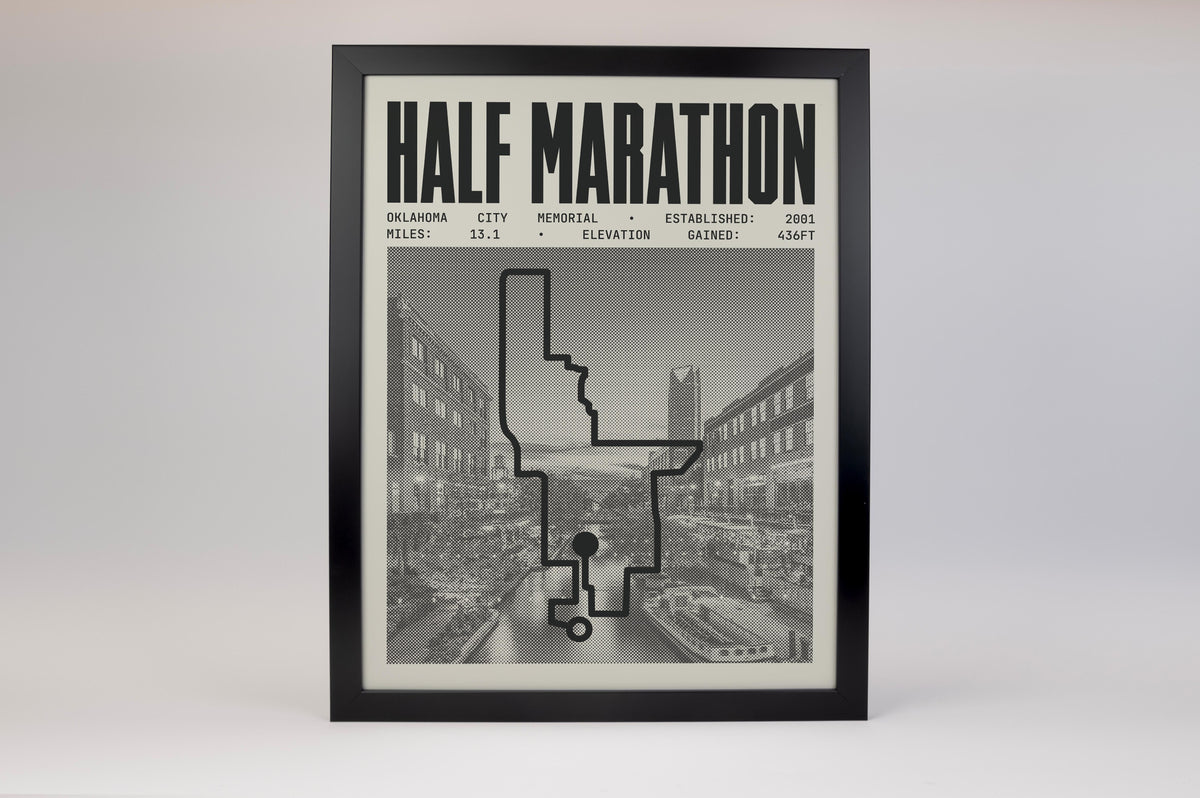 Oklahoma City Memorial Half-Marathon Poster