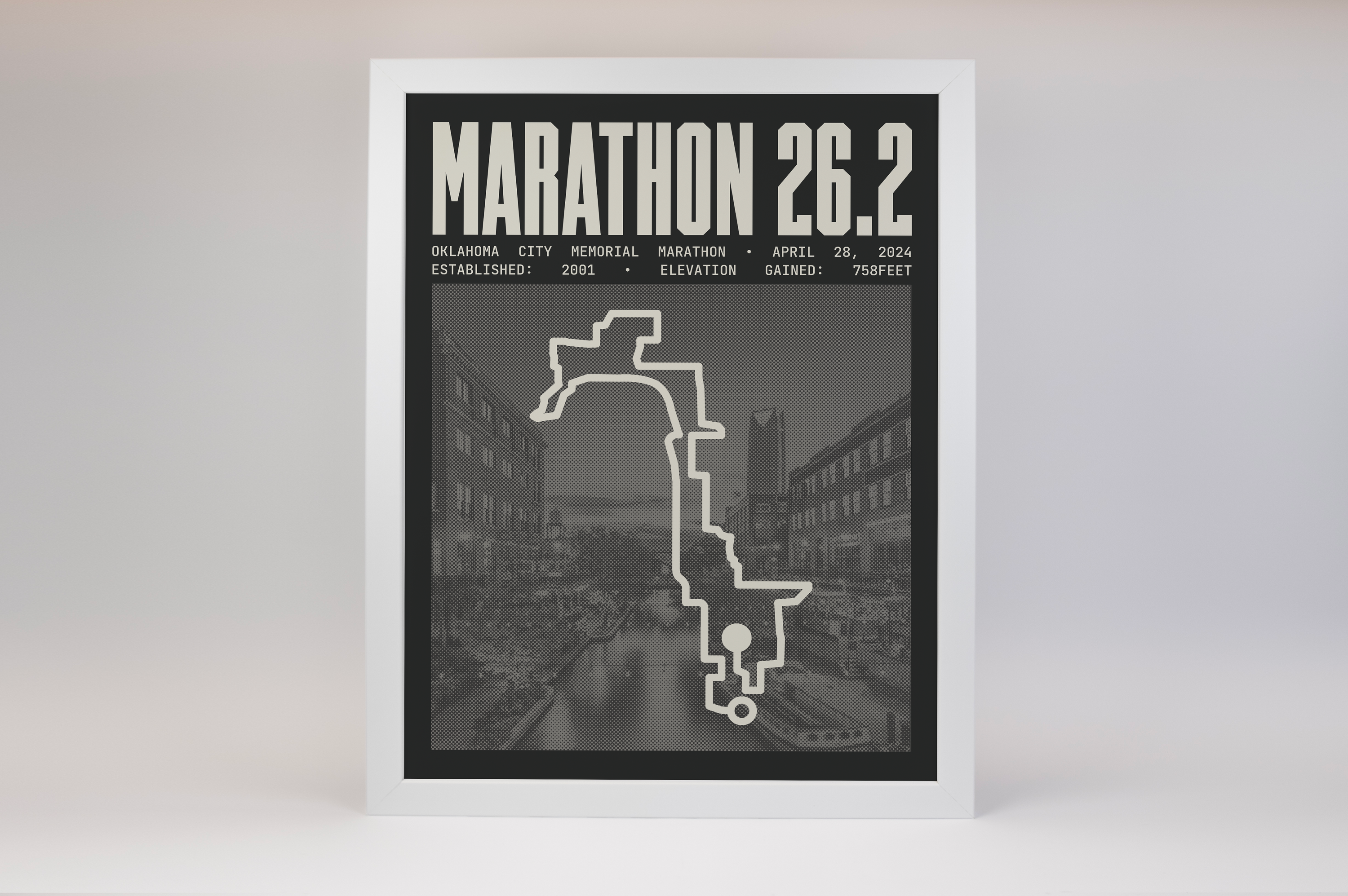 Oklahoma City Memorial Marathon Poster