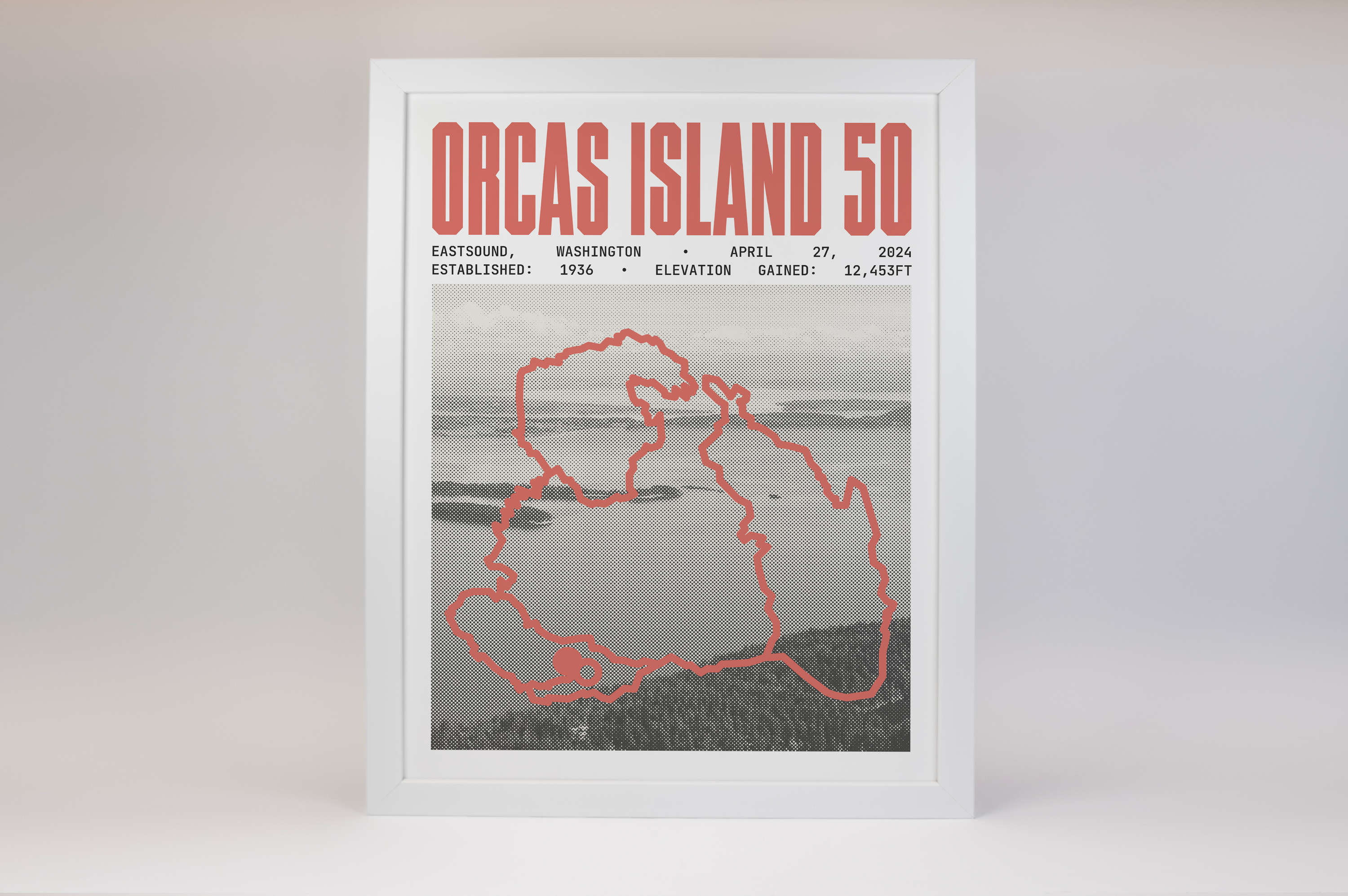 Orcas Island 50 Endurance Run Poster