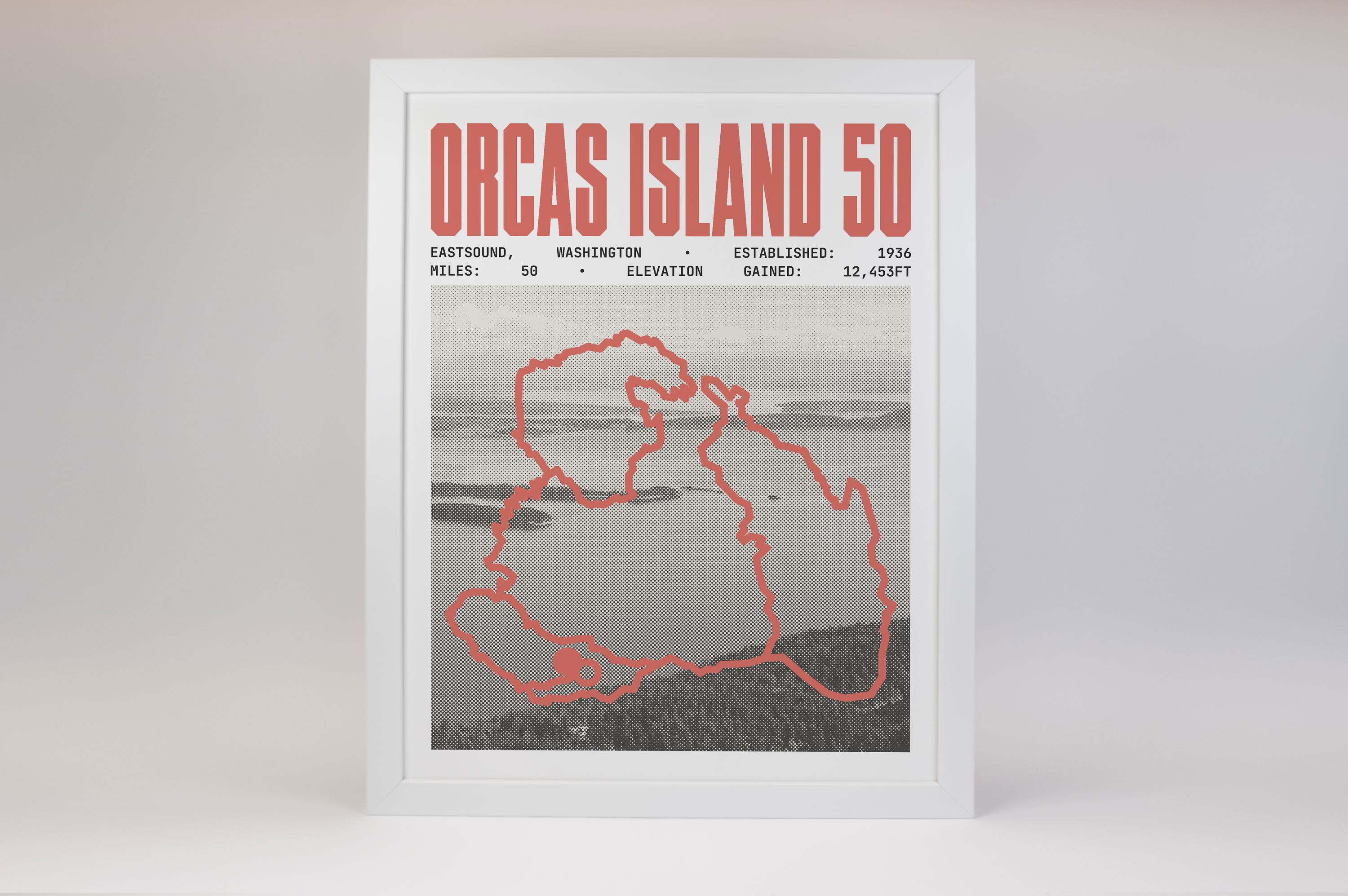 Orcas Island 50 Endurance Run Poster