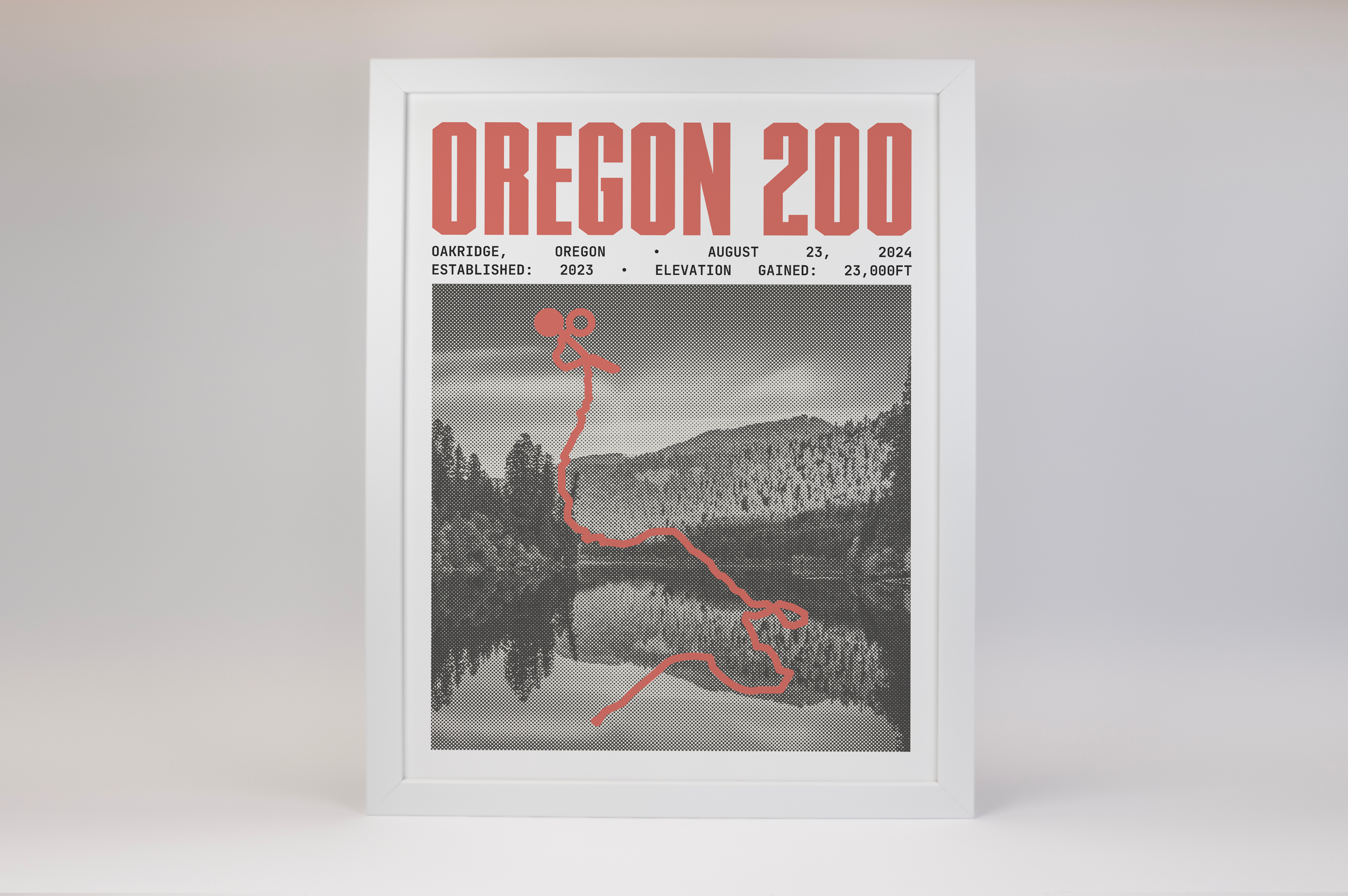 Oregon 200 Endurance Run Poster