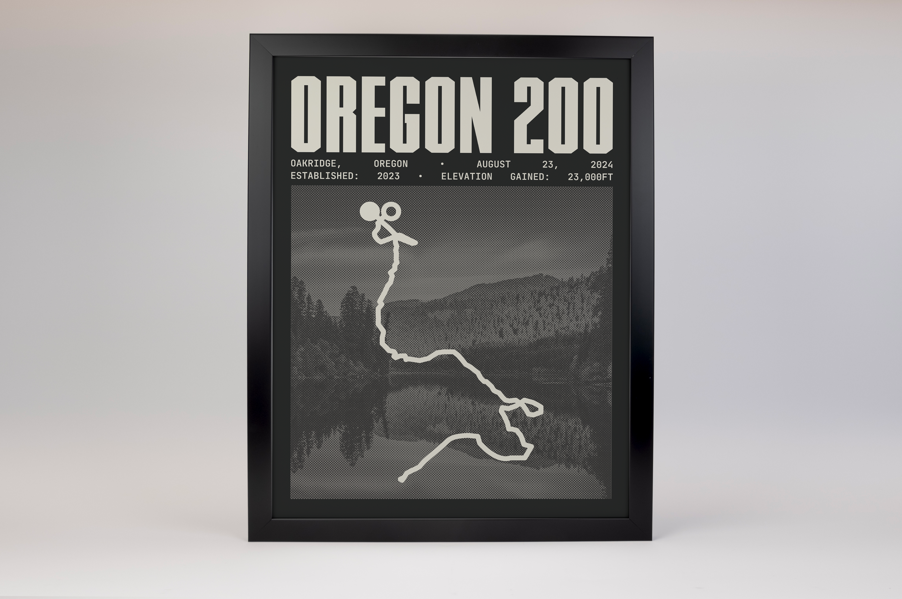 Oregon 200 Endurance Run Poster