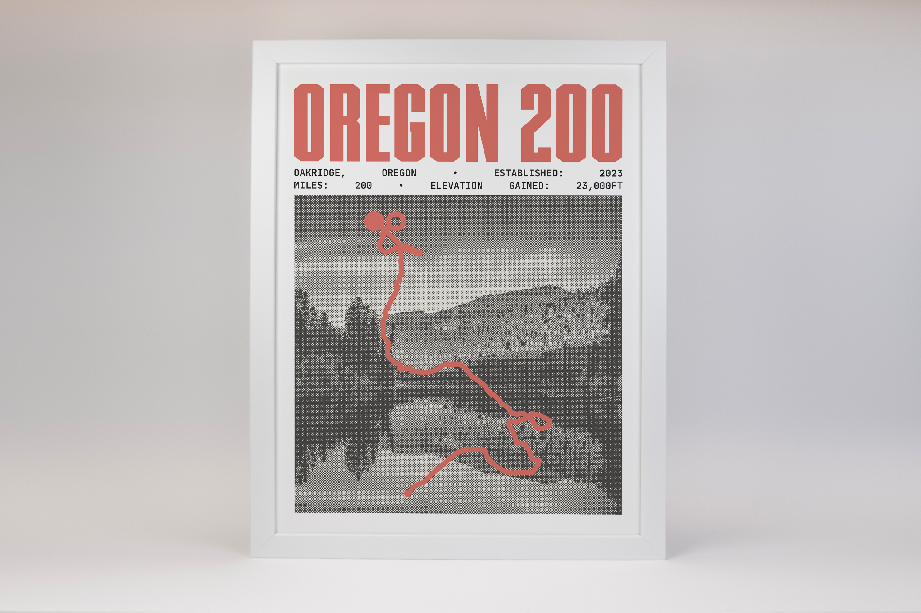 Oregon 200 Endurance Run Poster