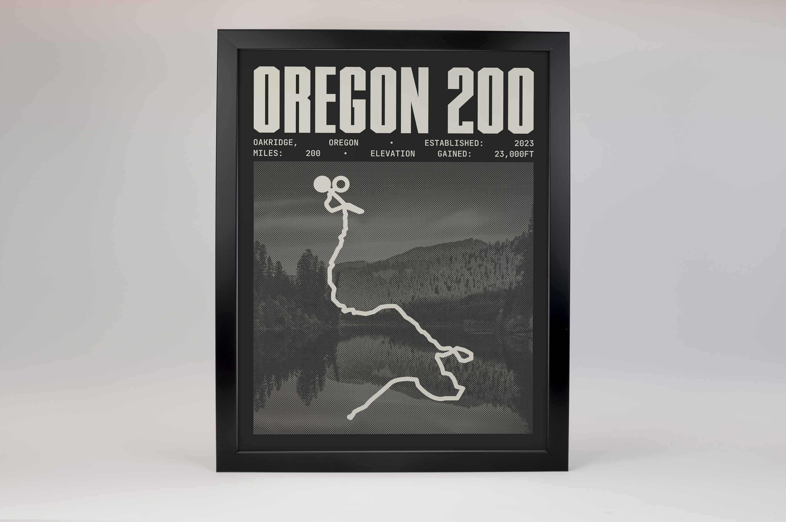 Oregon 200 Endurance Run Poster