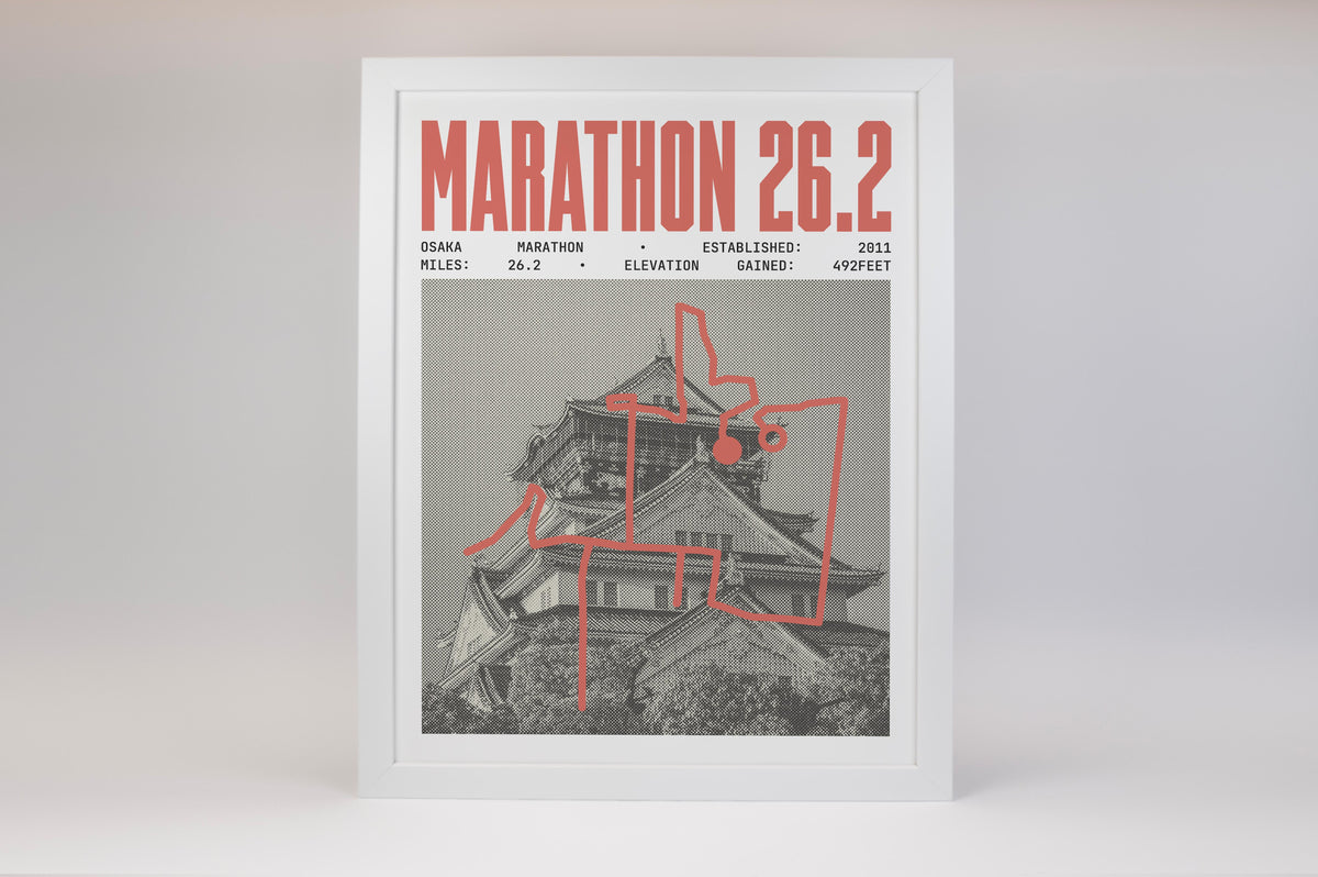 Osaka Marathon Poster