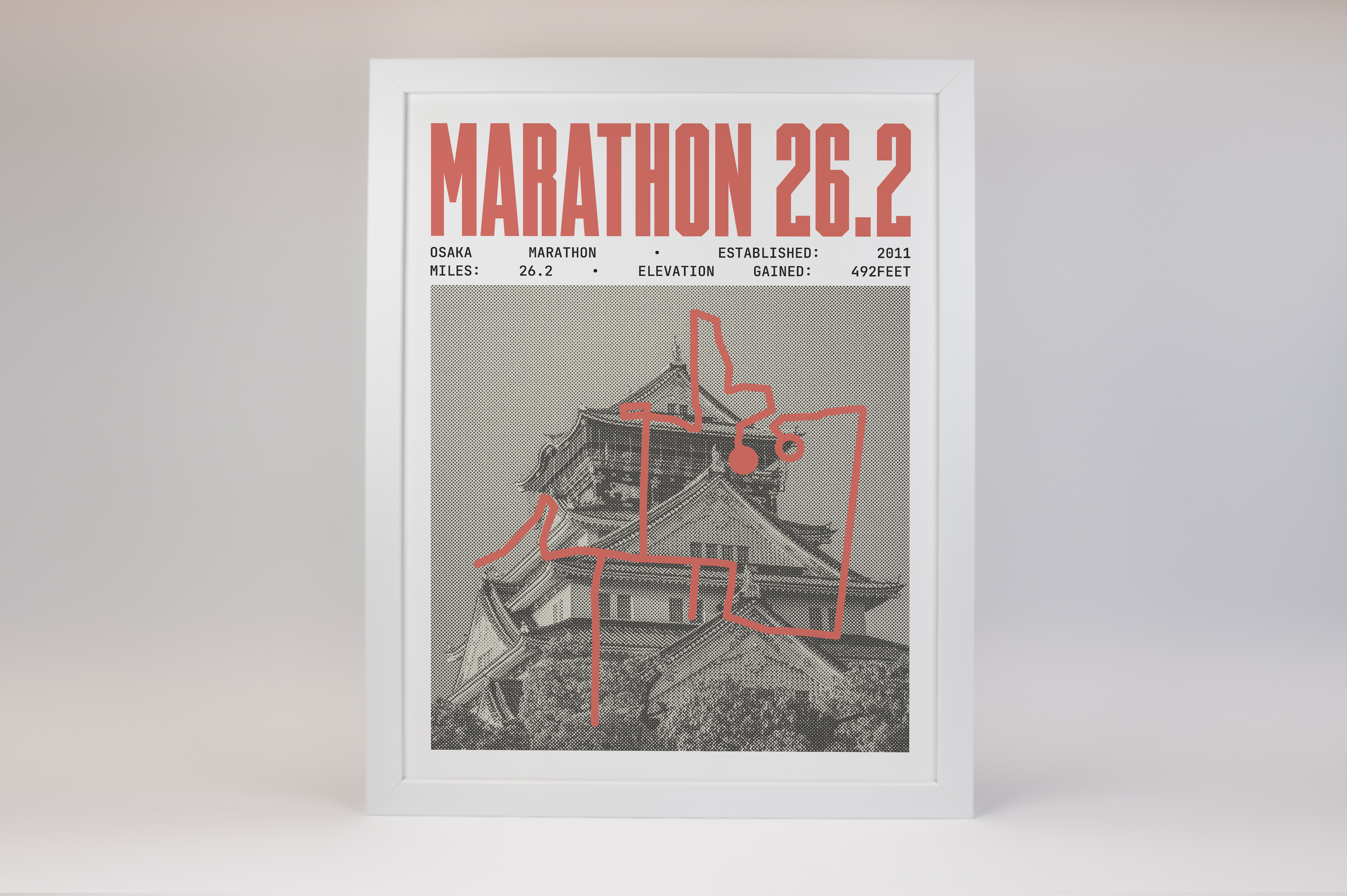 Osaka Marathon Poster