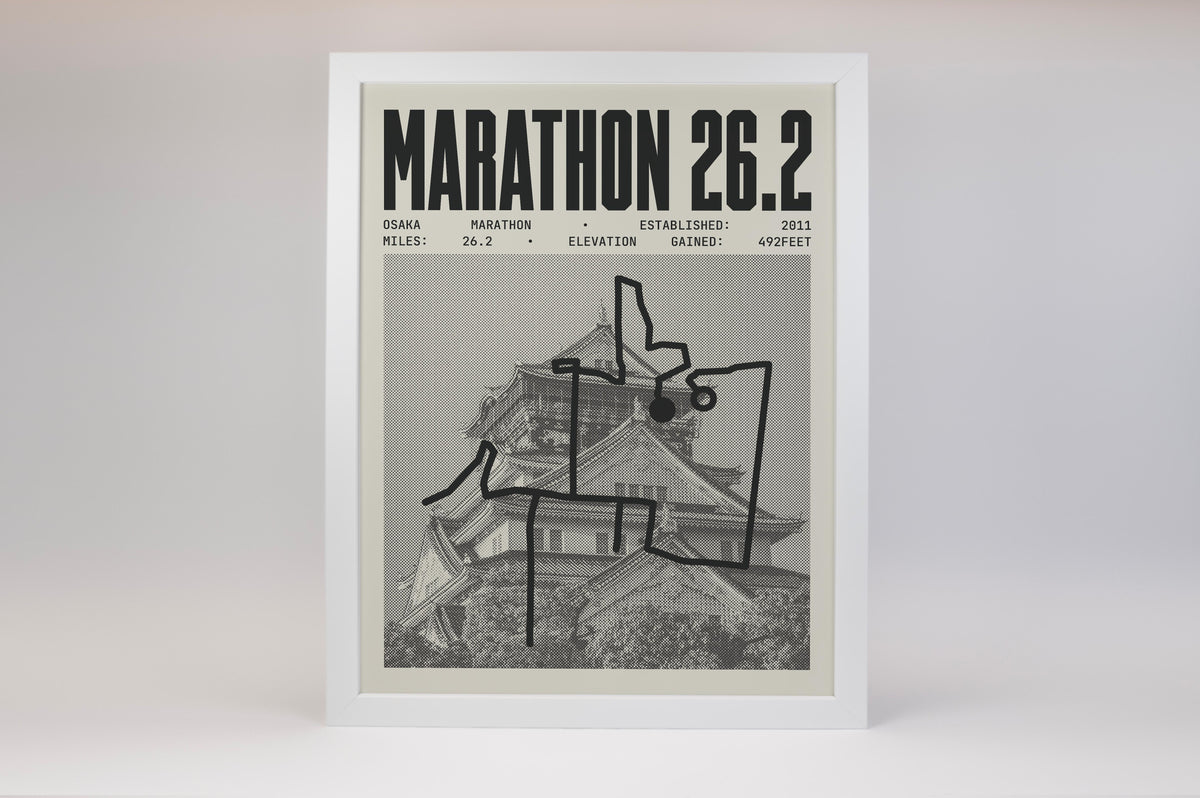 Osaka Marathon Poster