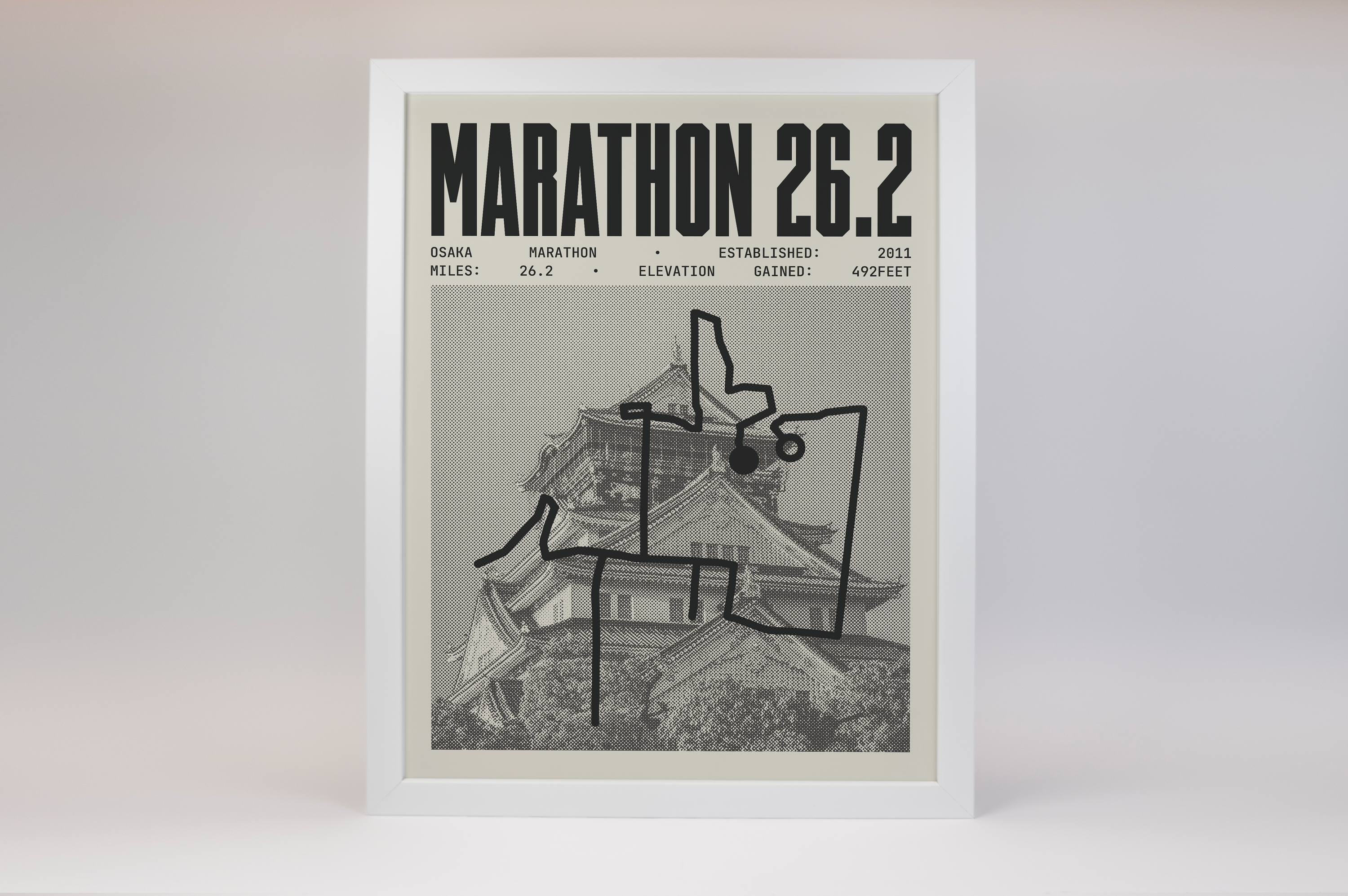 Osaka Marathon Poster
