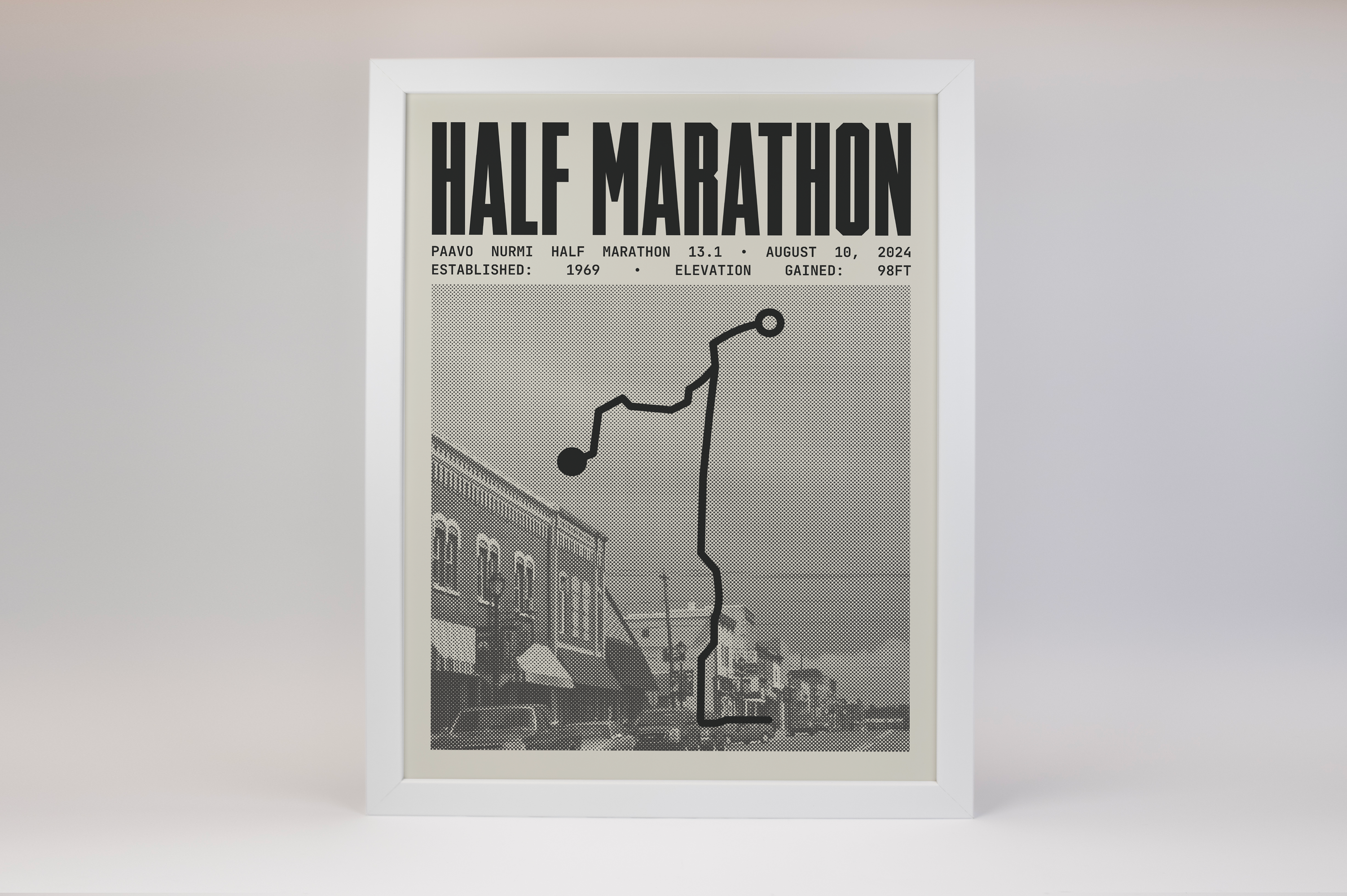 Paavo Nurmi Half-Marathon Poster