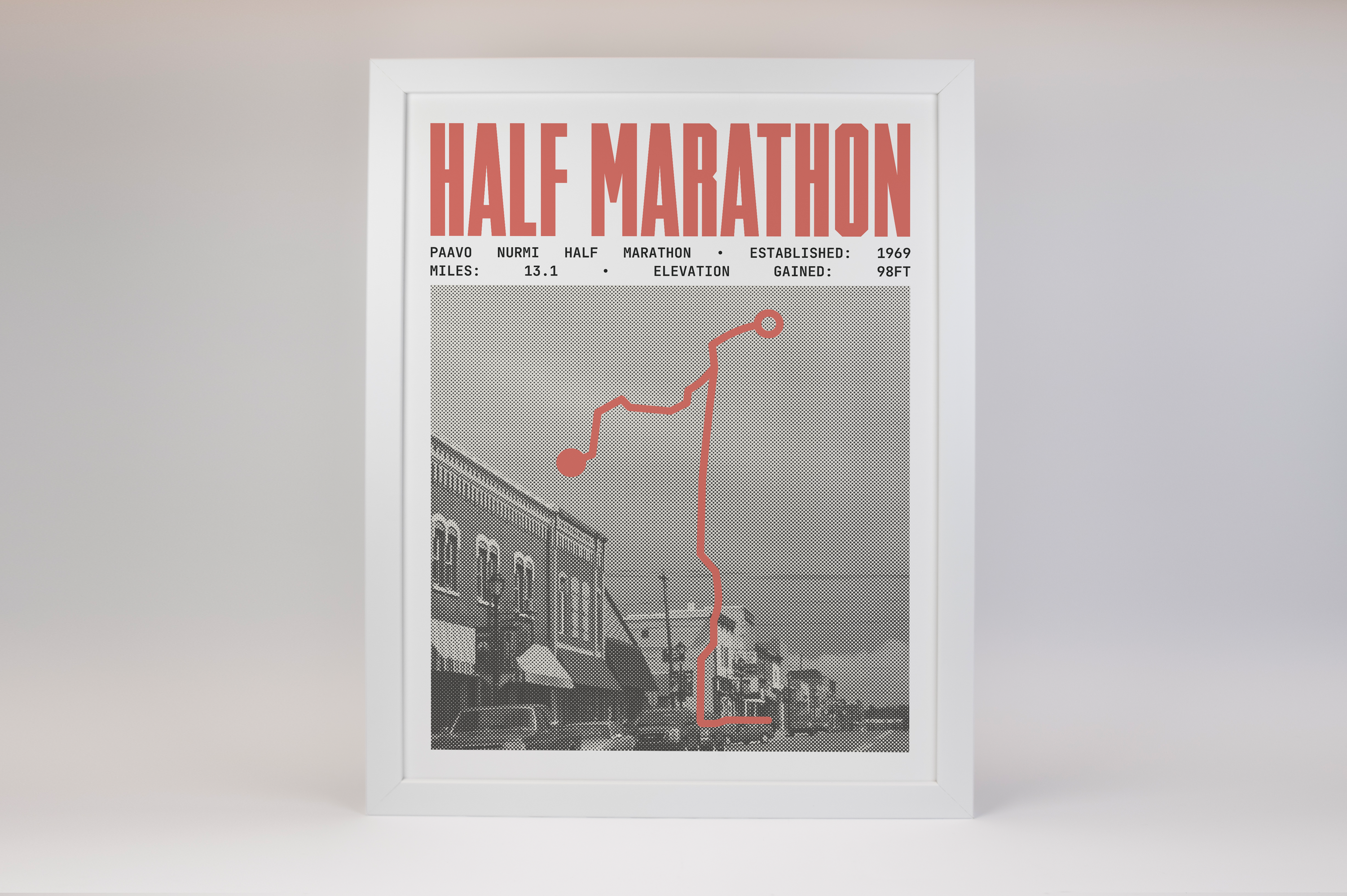 Paavo Nurmi Half-Marathon Poster