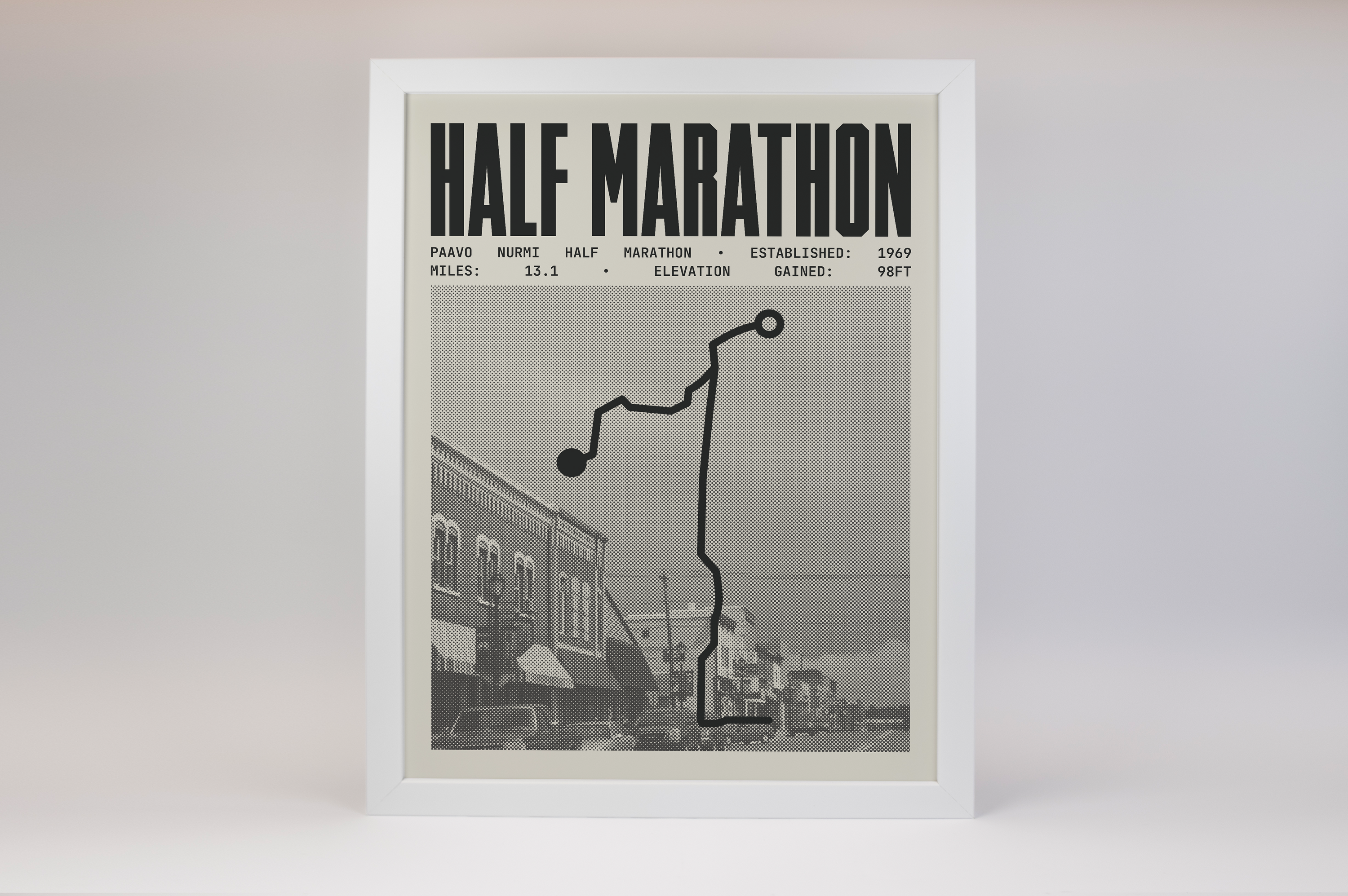 Paavo Nurmi Half-Marathon Poster