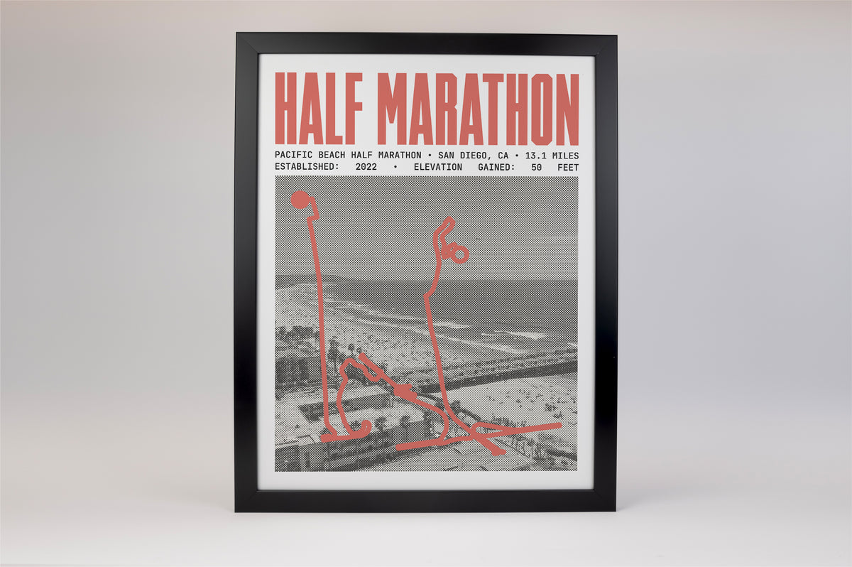 Pacific Beach Half Marathon Poster