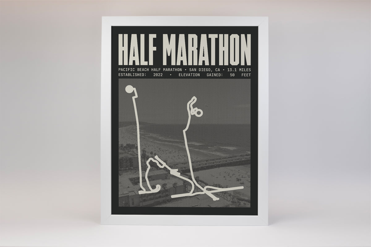 Pacific Beach Half Marathon Poster