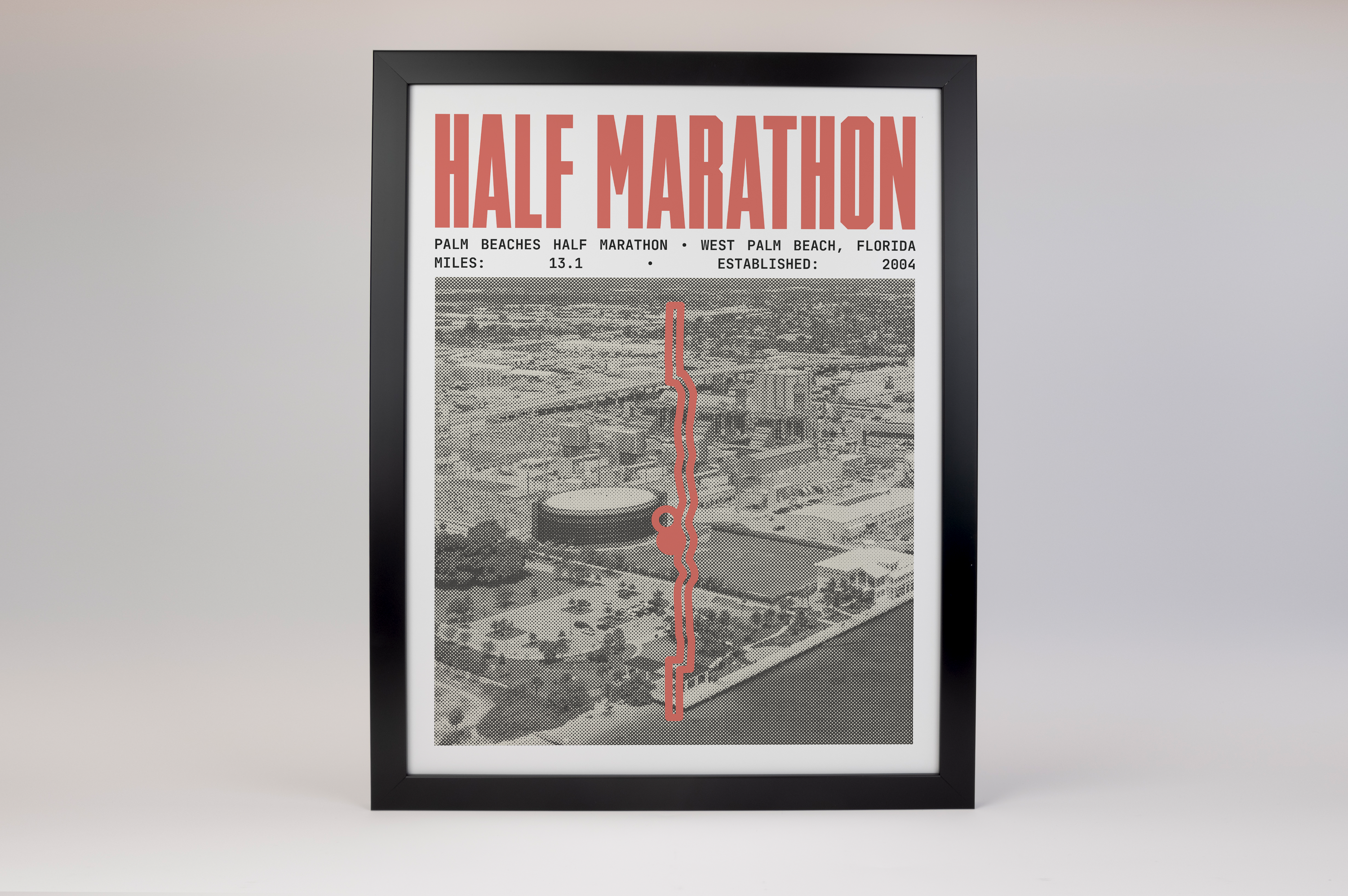 Palm Beaches Half Marathon Poster