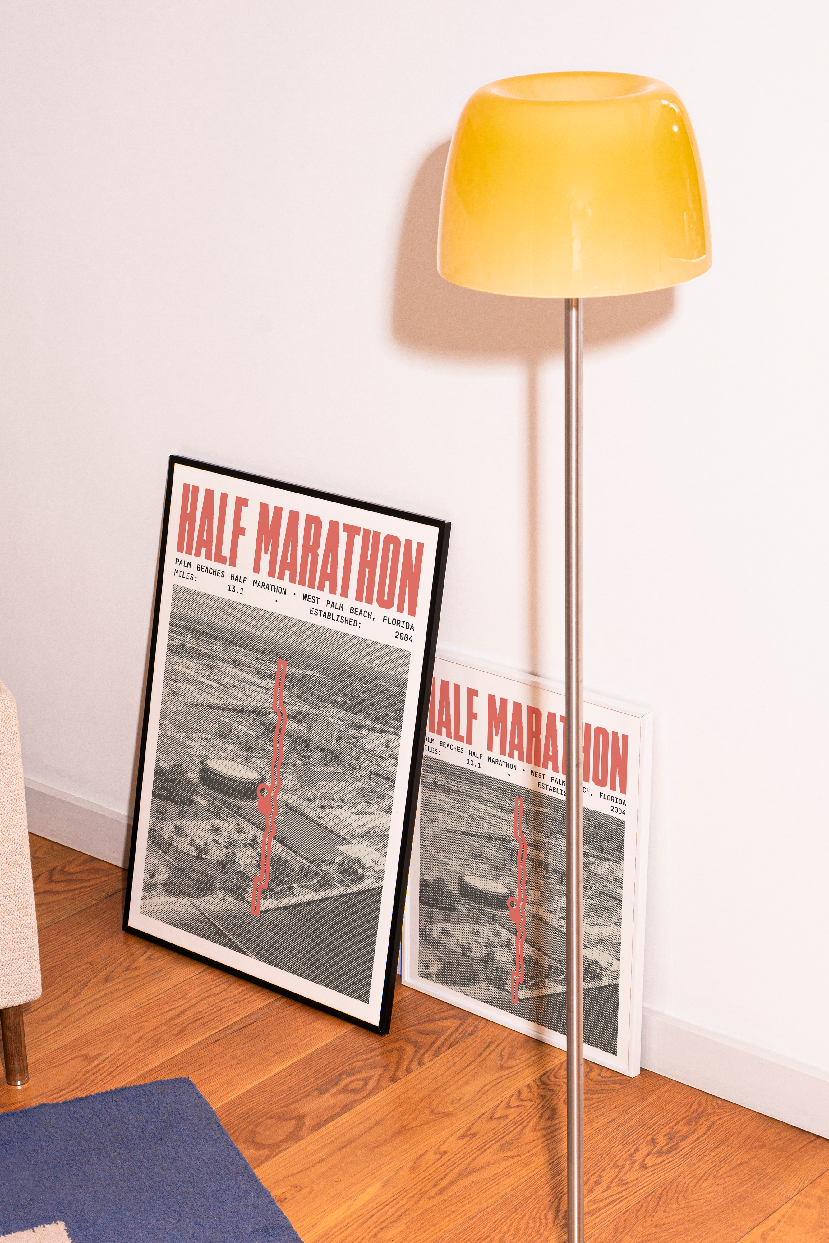 Palm Beaches Half Marathon Poster