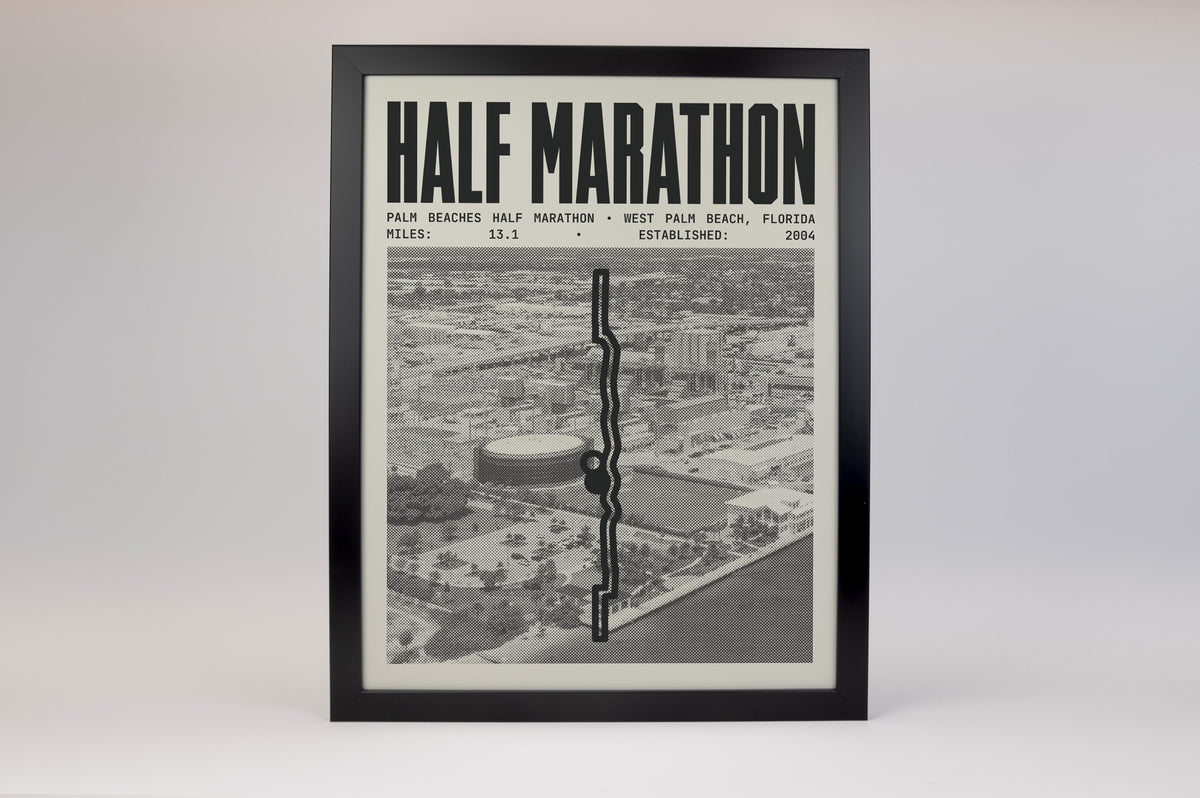 Palm Beaches Half Marathon Poster