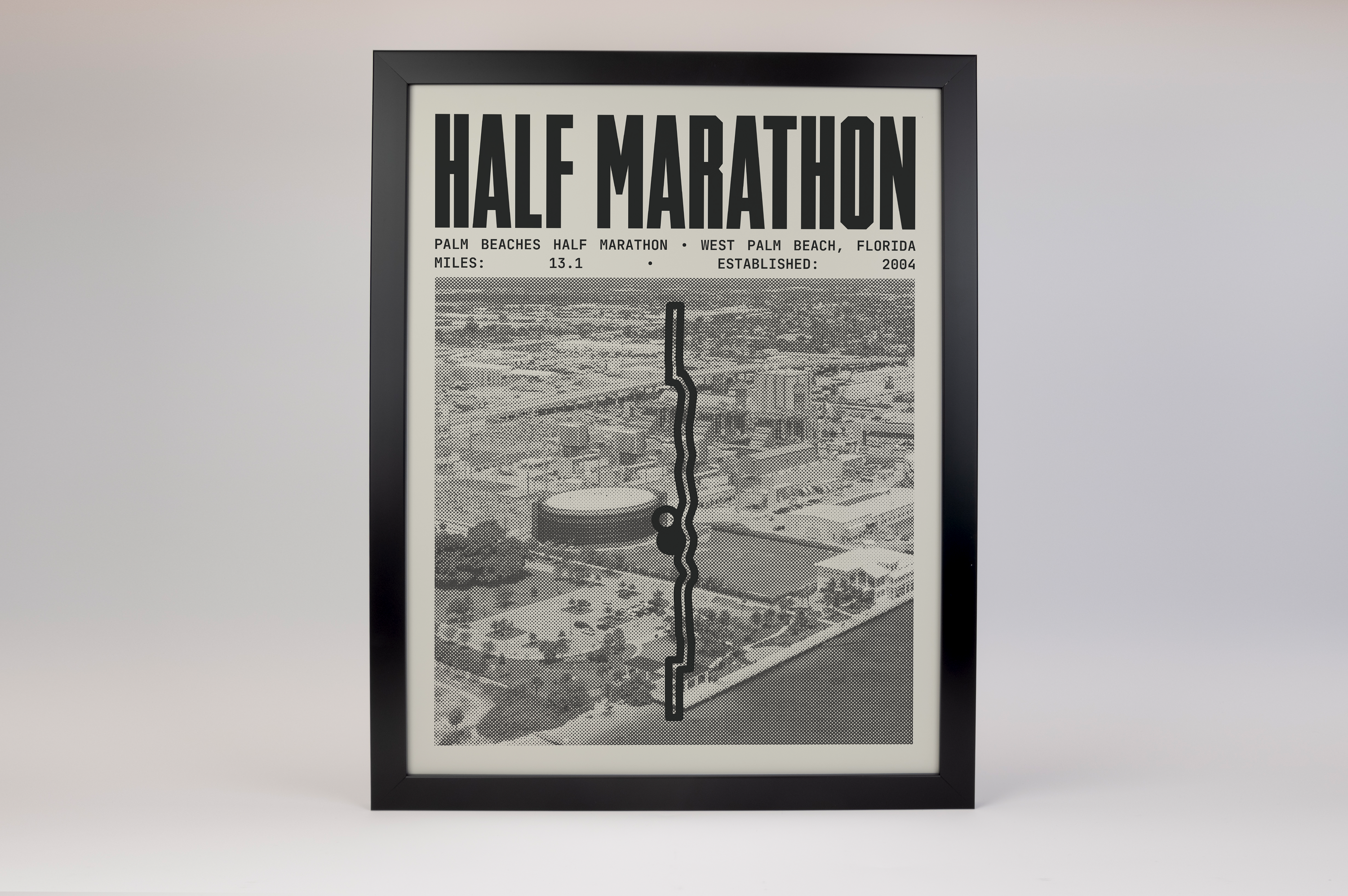 Palm Beaches Half Marathon Poster