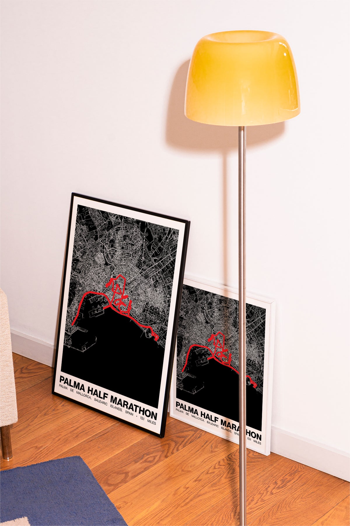 Palma Half Marathon Poster - Grid Style