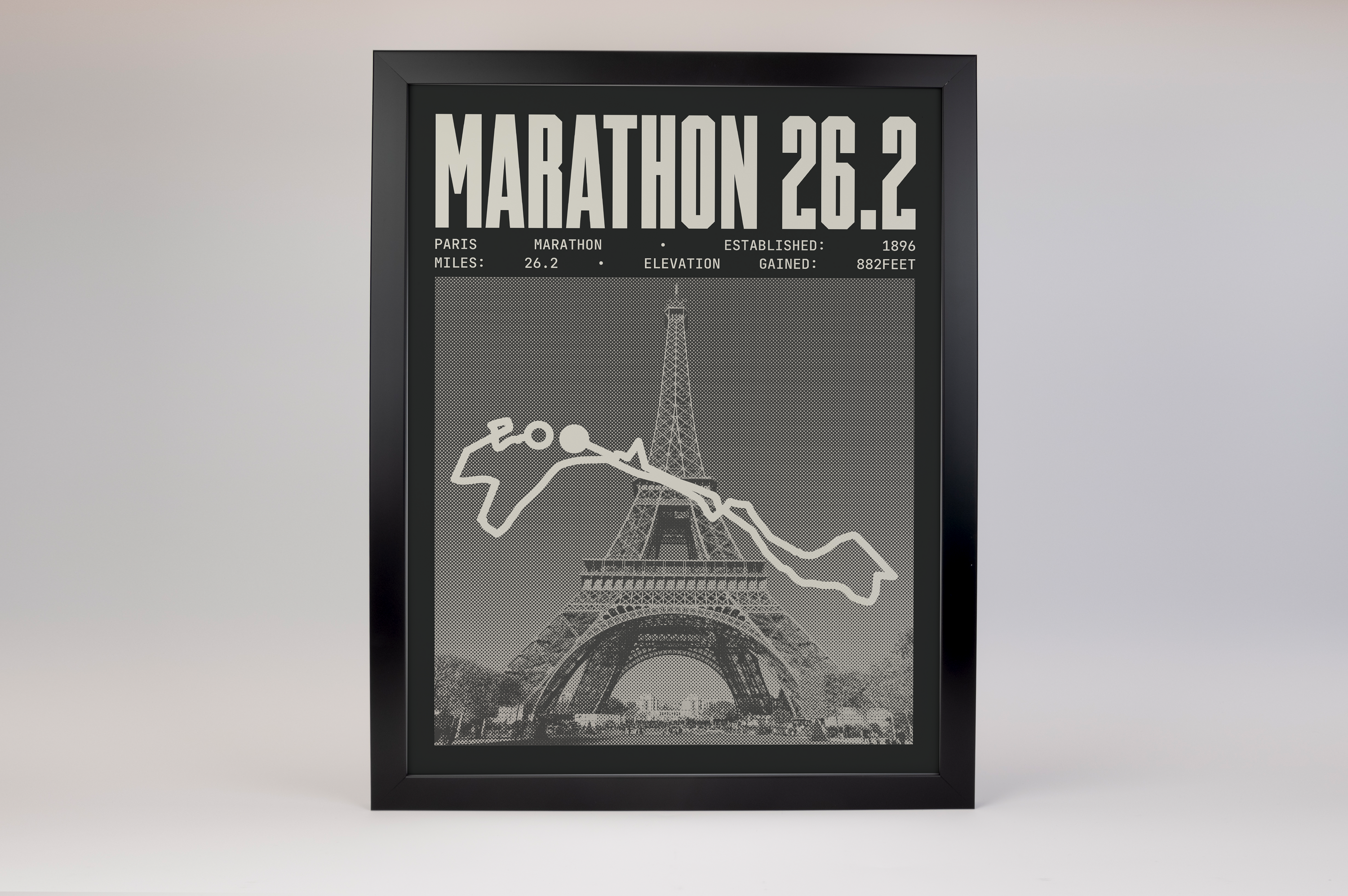 Paris Marathon Poster