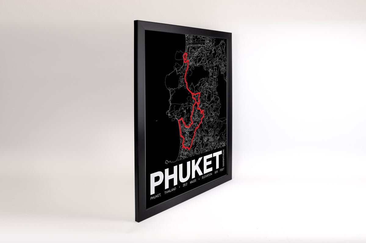 Phuket Marathon Poster - Grid Style